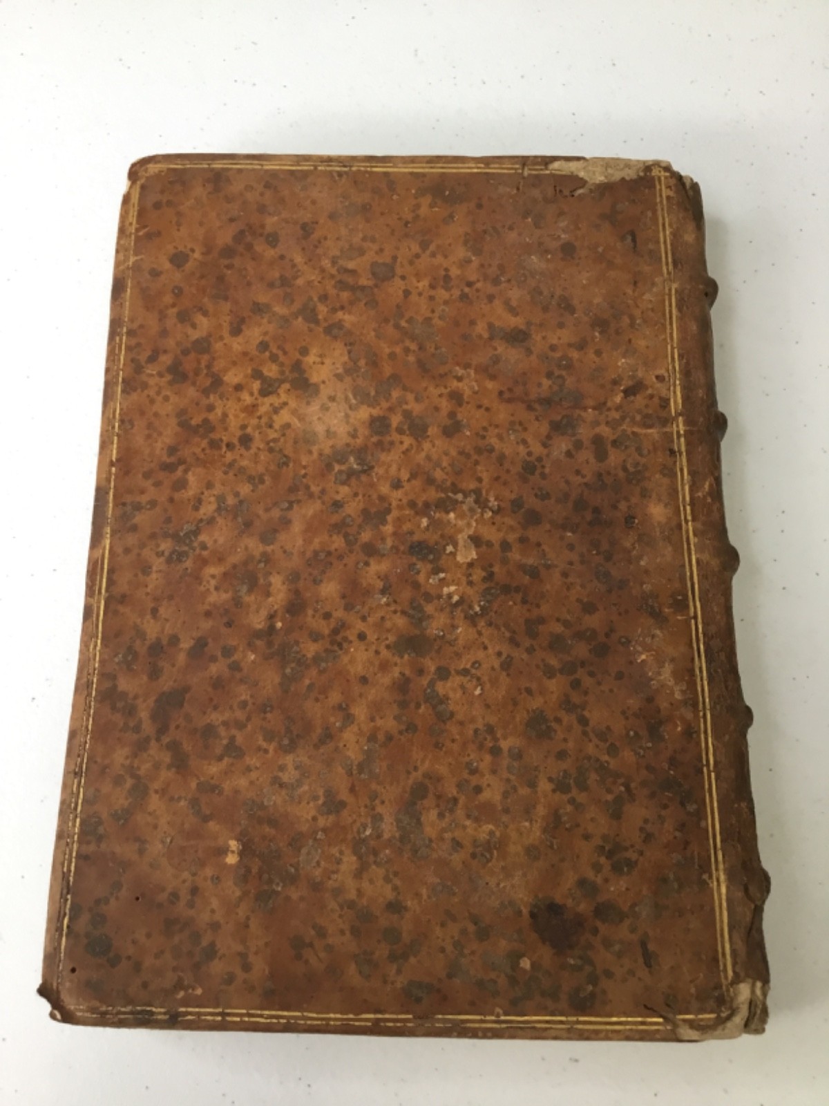 1567 Discours De La Religion Des Anciens Romains, RARE Illustrated Leather Latin