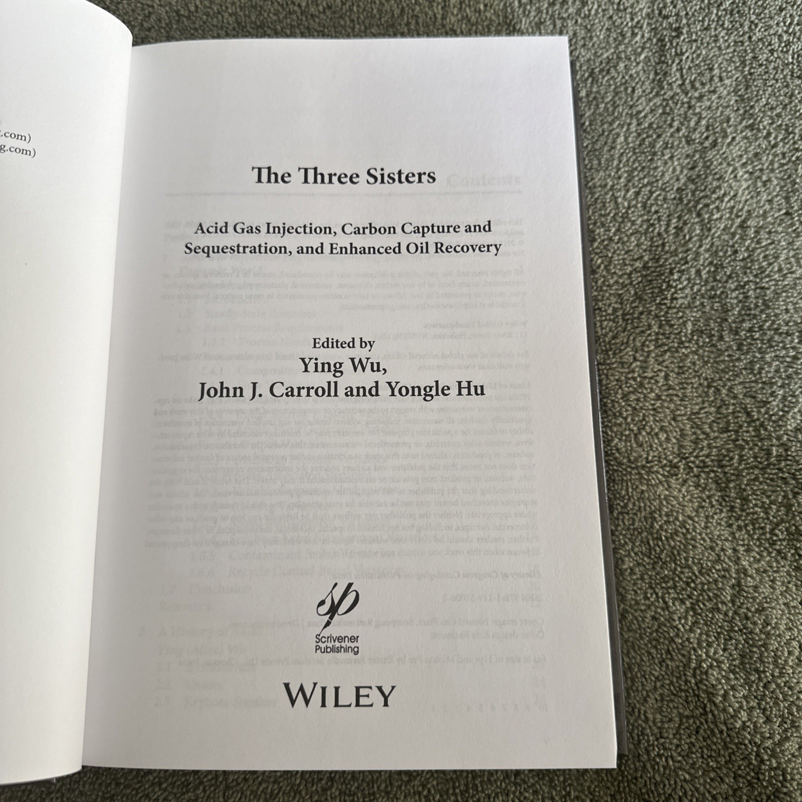 The Three Sisters: Acid Gas Injection, Carbon Capture and Sequestration, and…