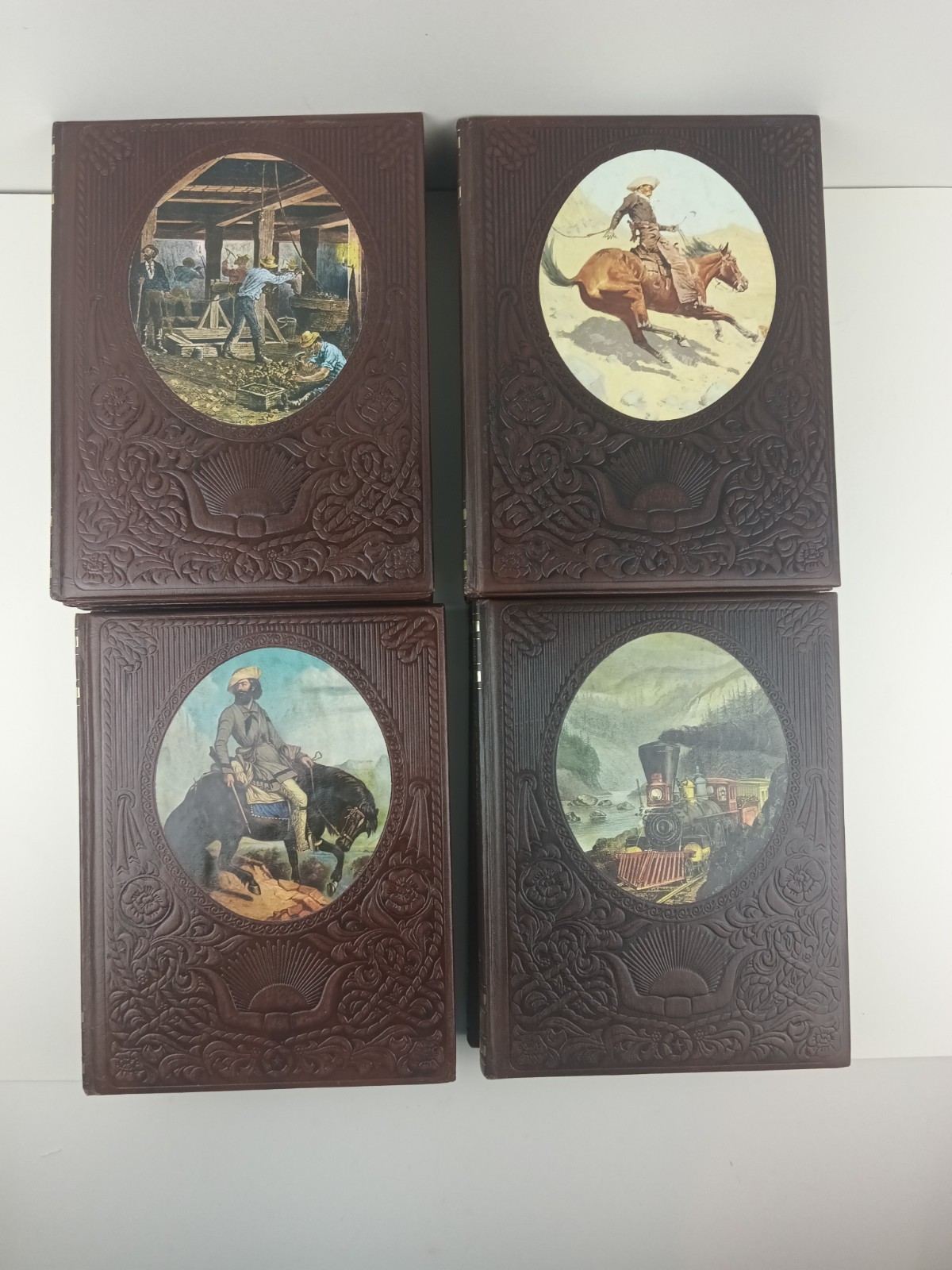 Lot Of 22 Time Life, The Old West Series Hardcover Leatherette Books