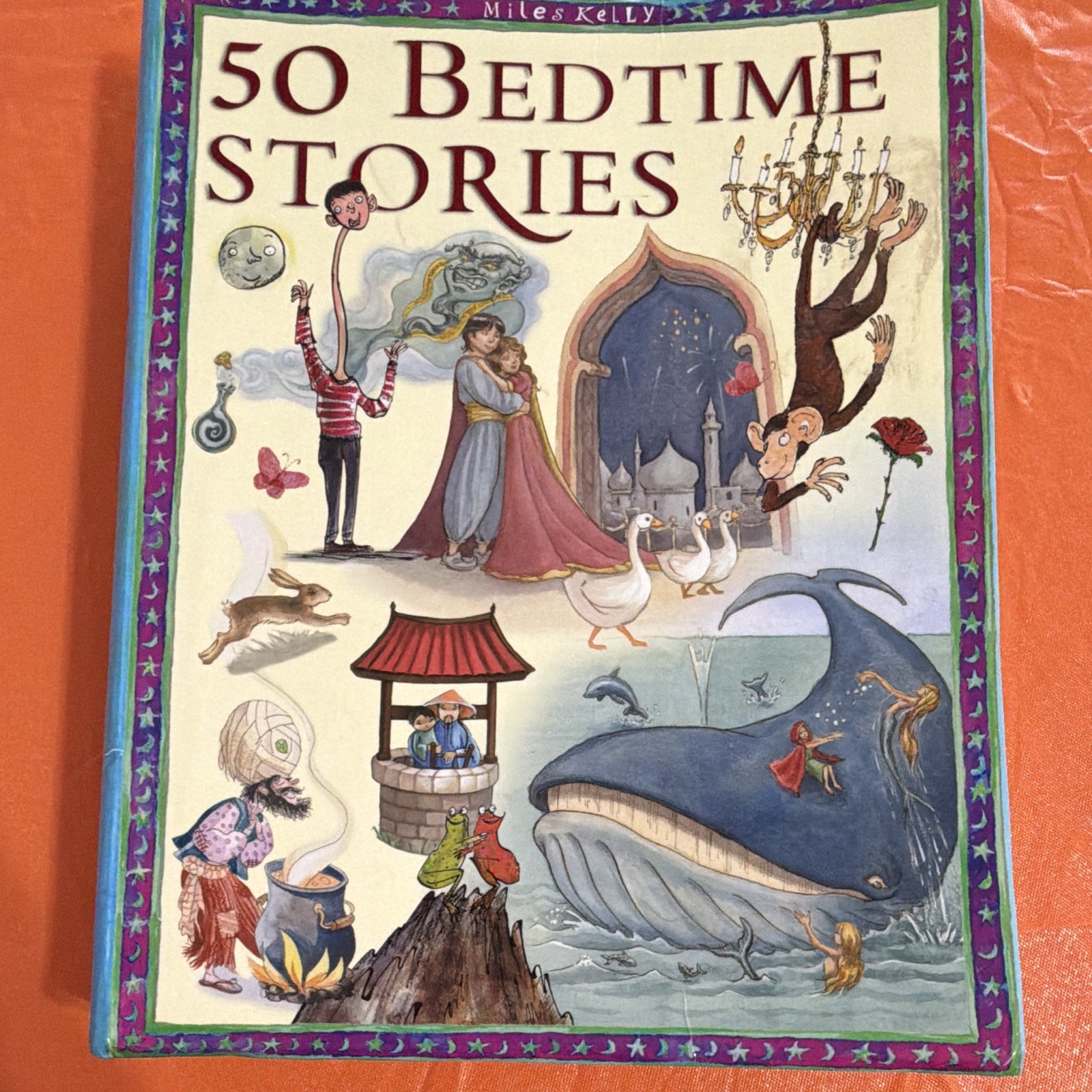 Miles Kelly 50 Bedtime Stories Hardcover Illustrated Tig Thomas Ages 4-8 2013