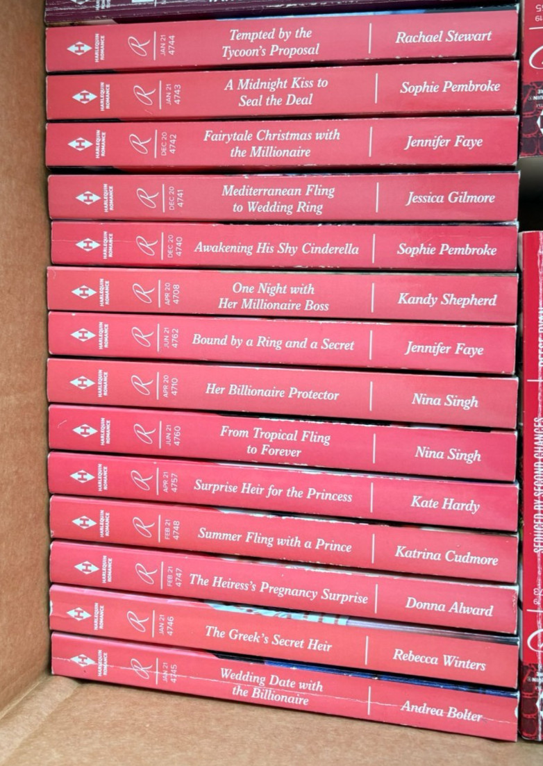 Lot 37 Harlequin Love Inspired Suspense Romance Intrigue Desire Books 2009-20’s