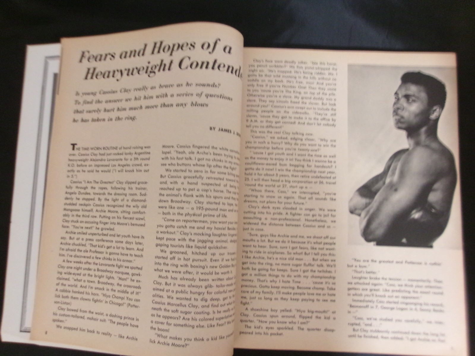 Boxing Illustrated Wrestling News Nov 1962 Cassius Clay Muhammad Ali Magazine