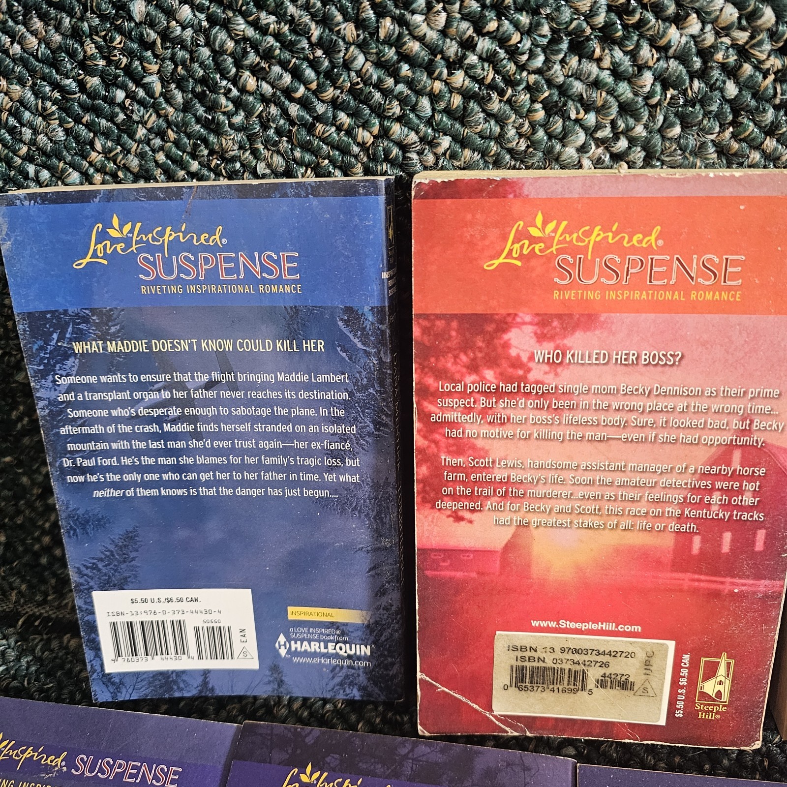 Love Inspired Suspense 15 Book Lot