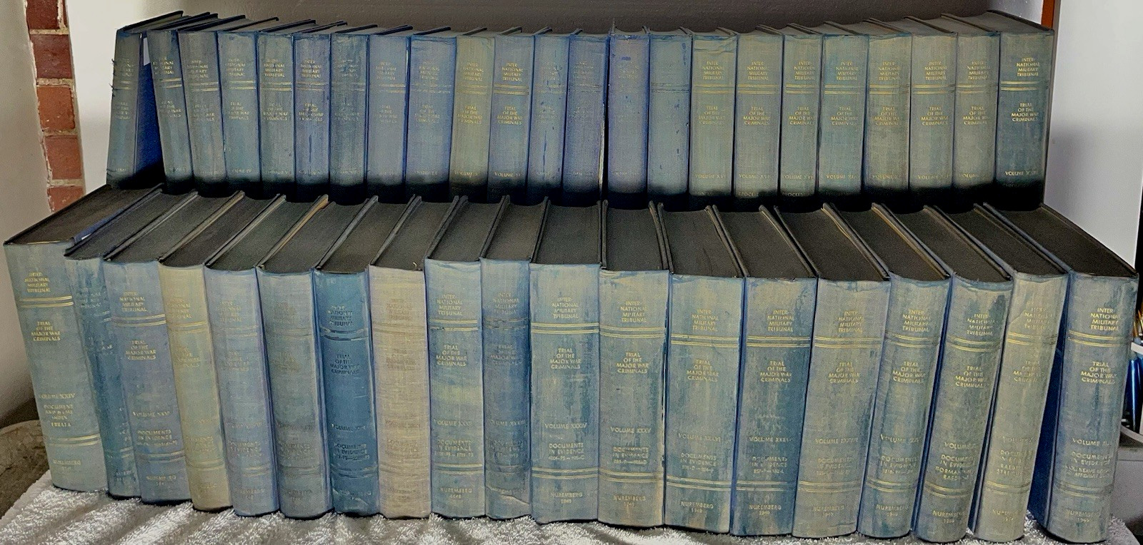 Complete Set Nuremberg Trial War Criminals The International Military Tribunal