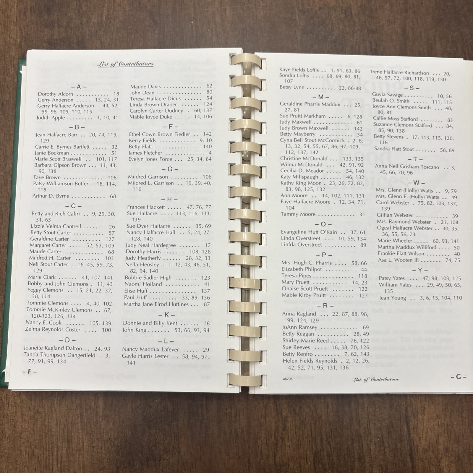 Cookbook Historical Recipes of Granville Tennessee TN Recipes 144 Pages