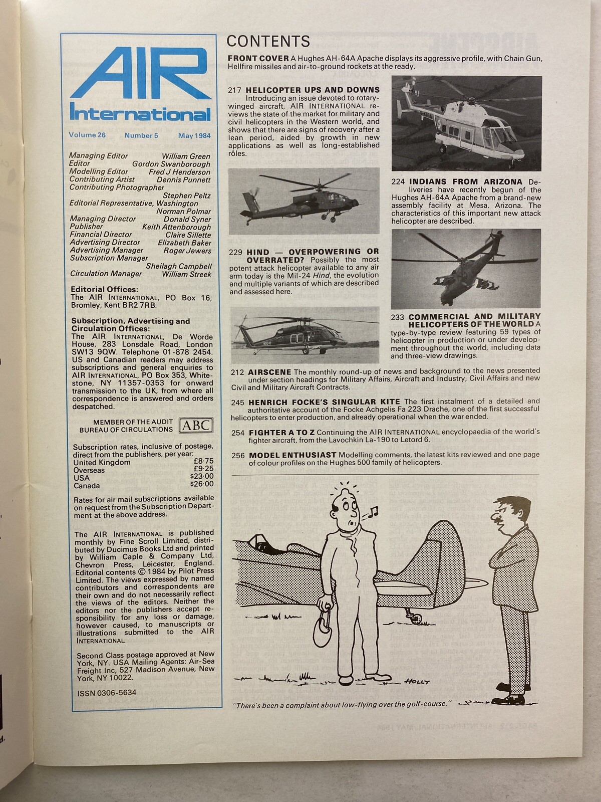 Vintage Commercial & Military Airplanes Aircraft Book – 1984 AIR International