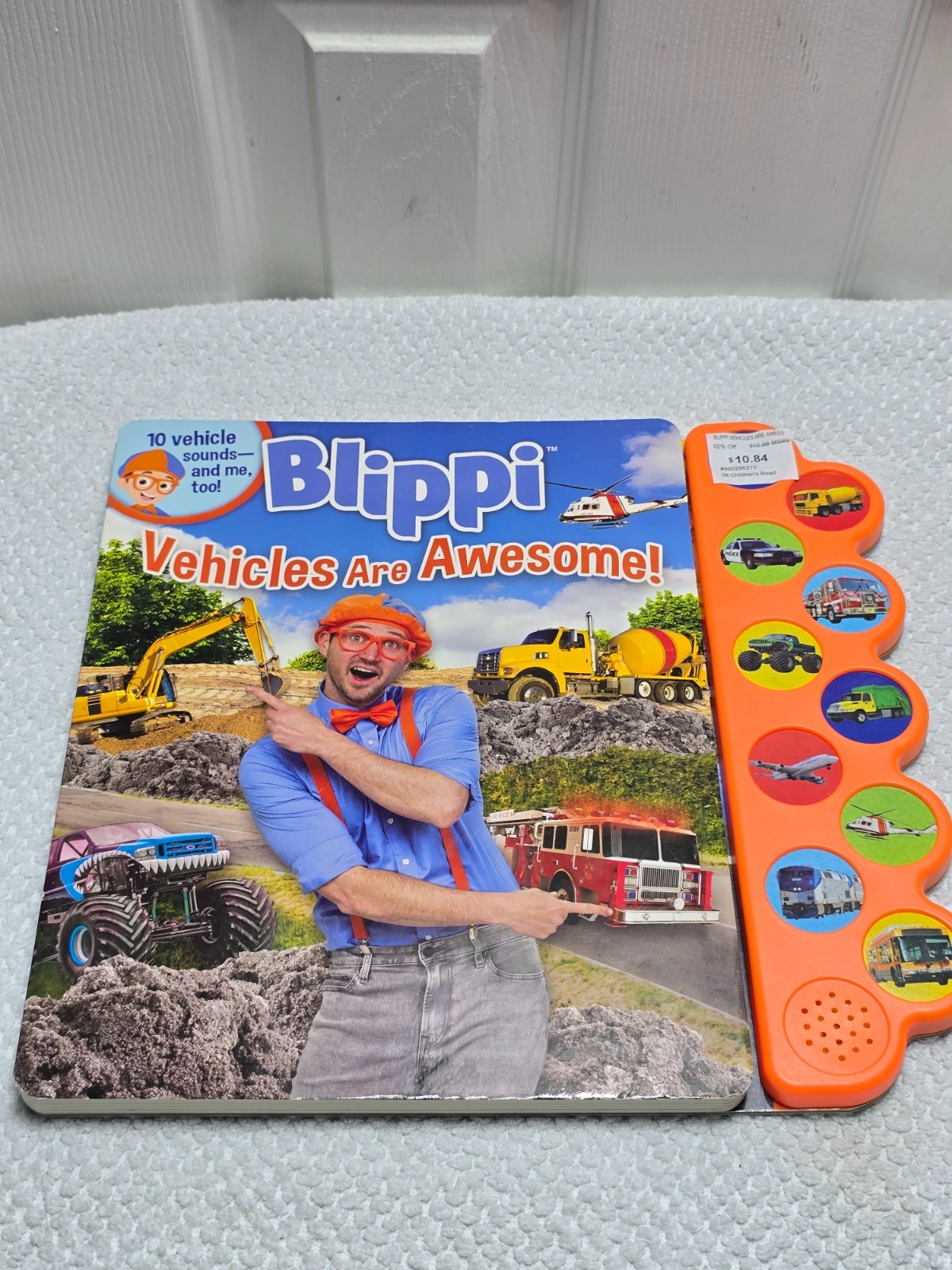 Blippi: Vehicles Are Awesome! 10 Button Sound Books By Thea Feldman (H)