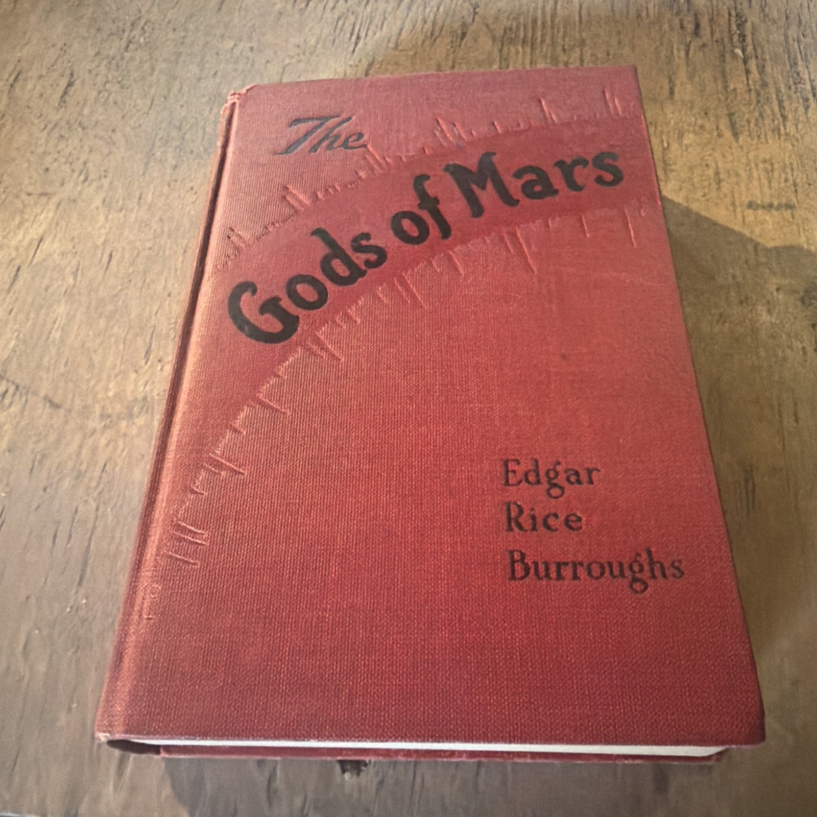 The Gods of Mars by Edgar Rice Burroughs, First Edition A.C. McClurg, Sept. 1918