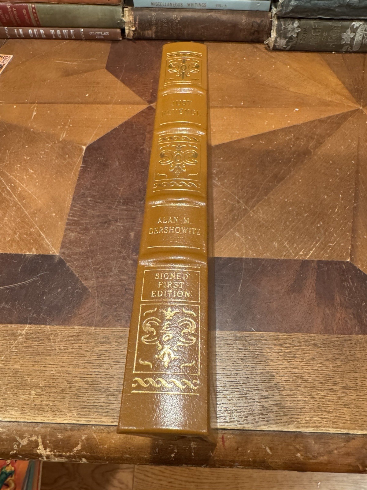 Just Revenge by Alan M. Dershowitz Signed First Edition Leather Easton Press