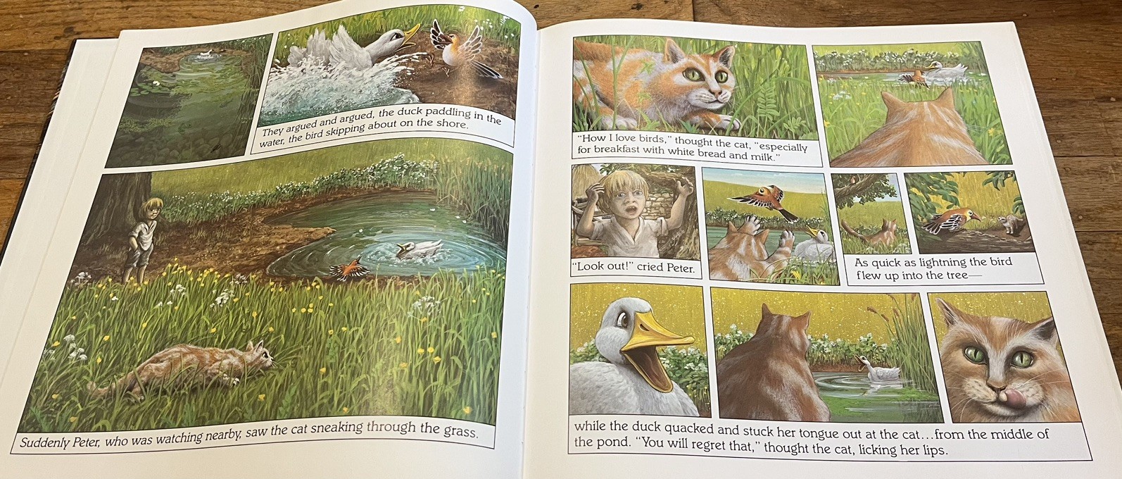 PETER AND THE WOLF : illus Jorg Muller : Sergei Prokofiev : book only : vintage