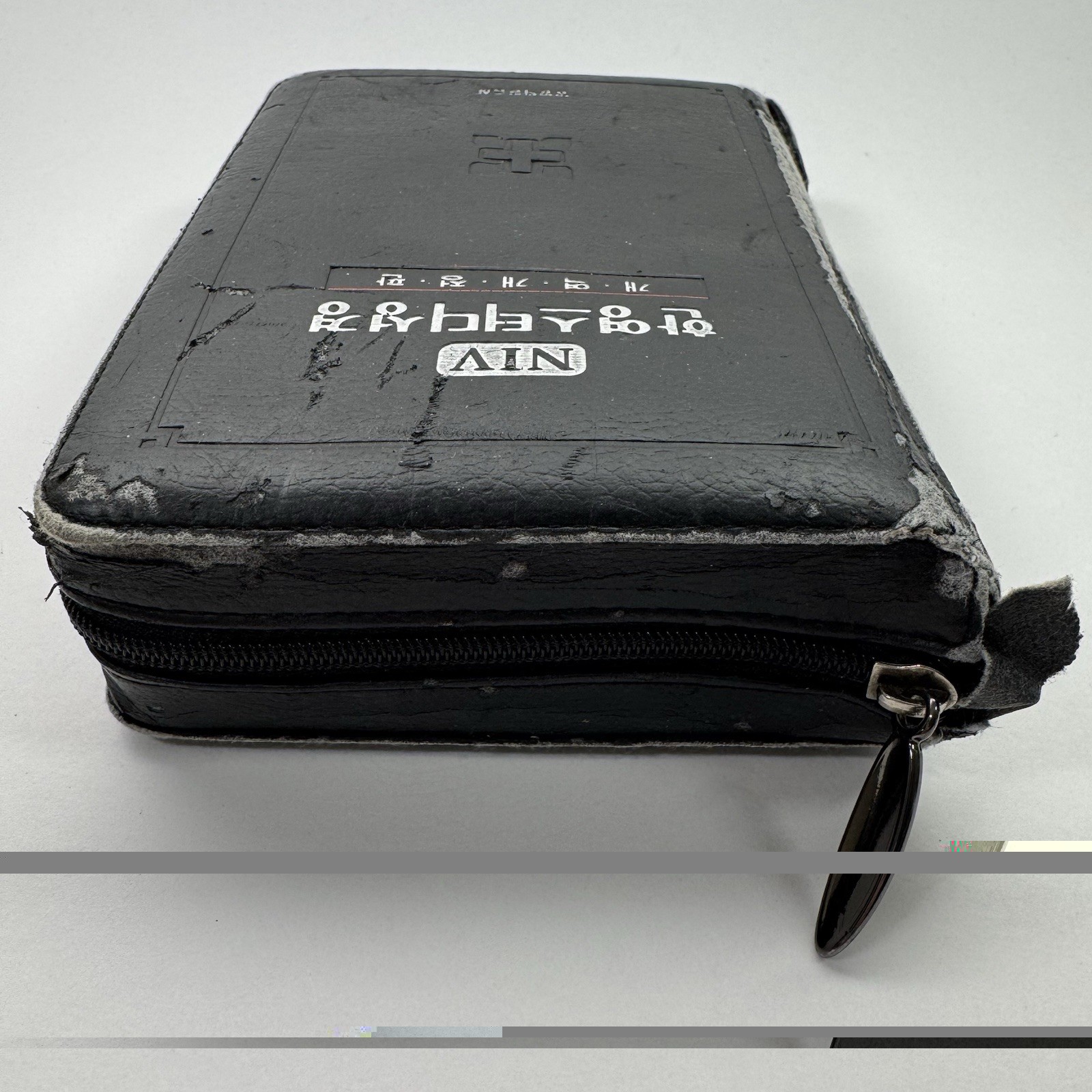 NIV NKRV Korean-English Study Bible Zippered Faux Leather Word of Life Press