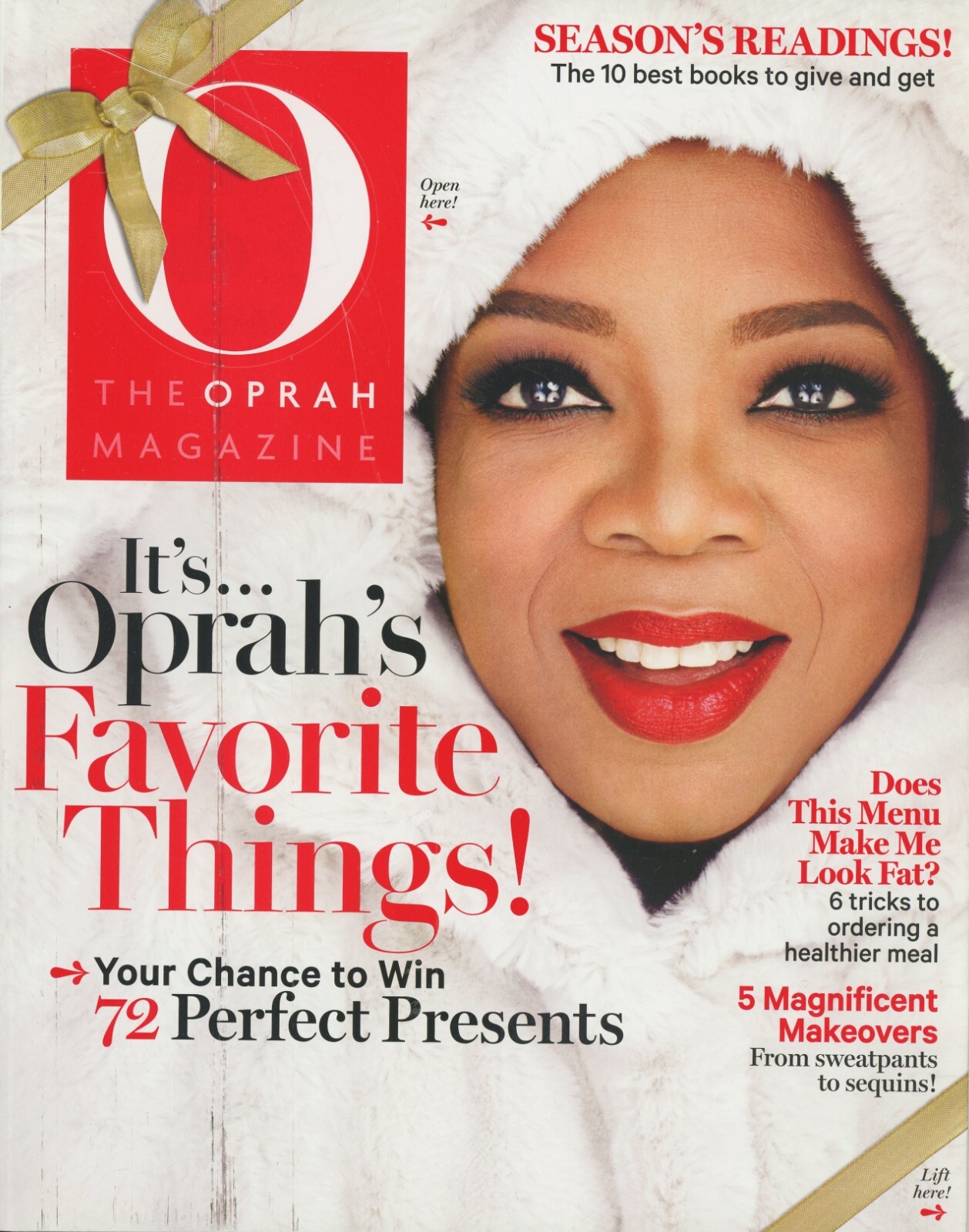 O, The Oprah Magazine – December 2014 / Oprah’s Favorite Things / 182 Pages