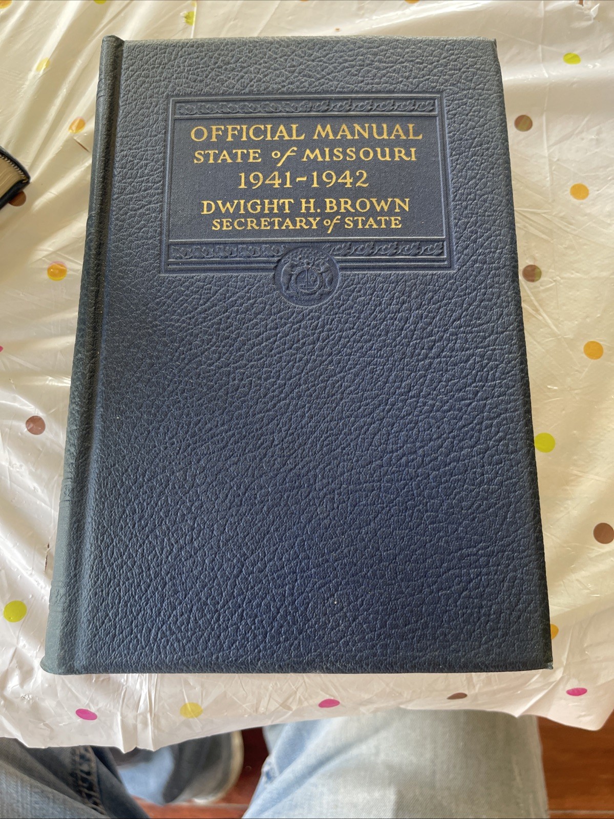 1941 – 1950 Official Manual State Missouri blue book Dwight H Brown 5 Book Lot