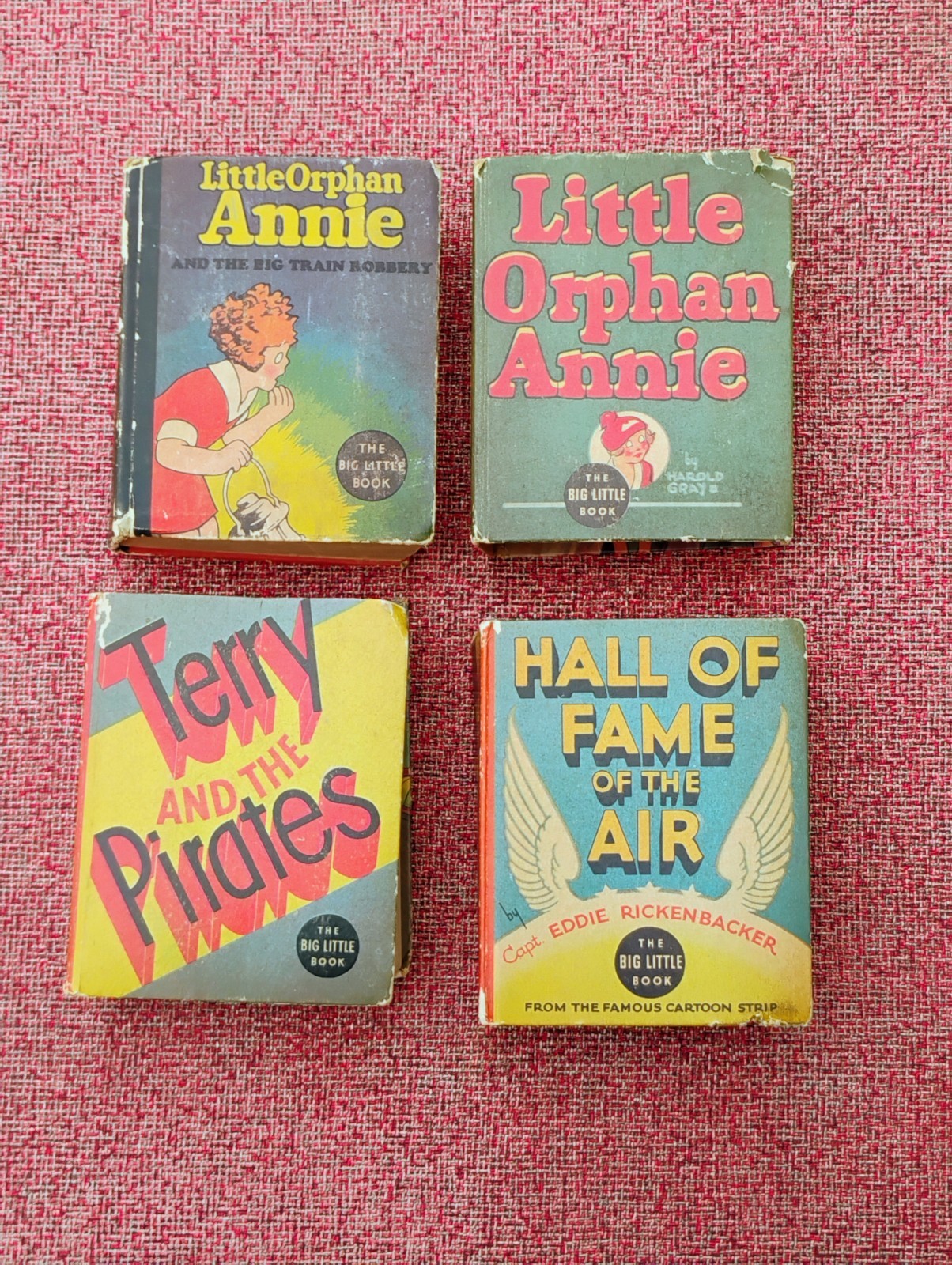 vintage “Big Little Books” published by the Whitman Publishing Company