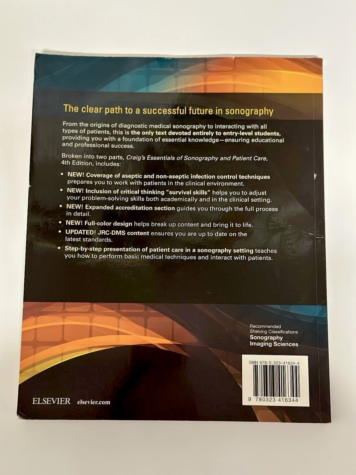 Craig’s Essentials of Sonography and Patient Care by deJong 2017, Paperback