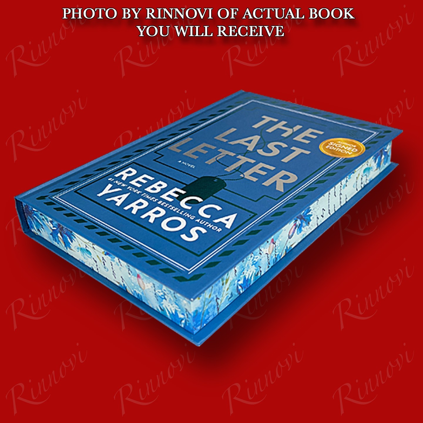 The Last Letter SIGNED Rebecca Yarros (2025,HC,1st/1st Deluxe Edition) BRAND NEW