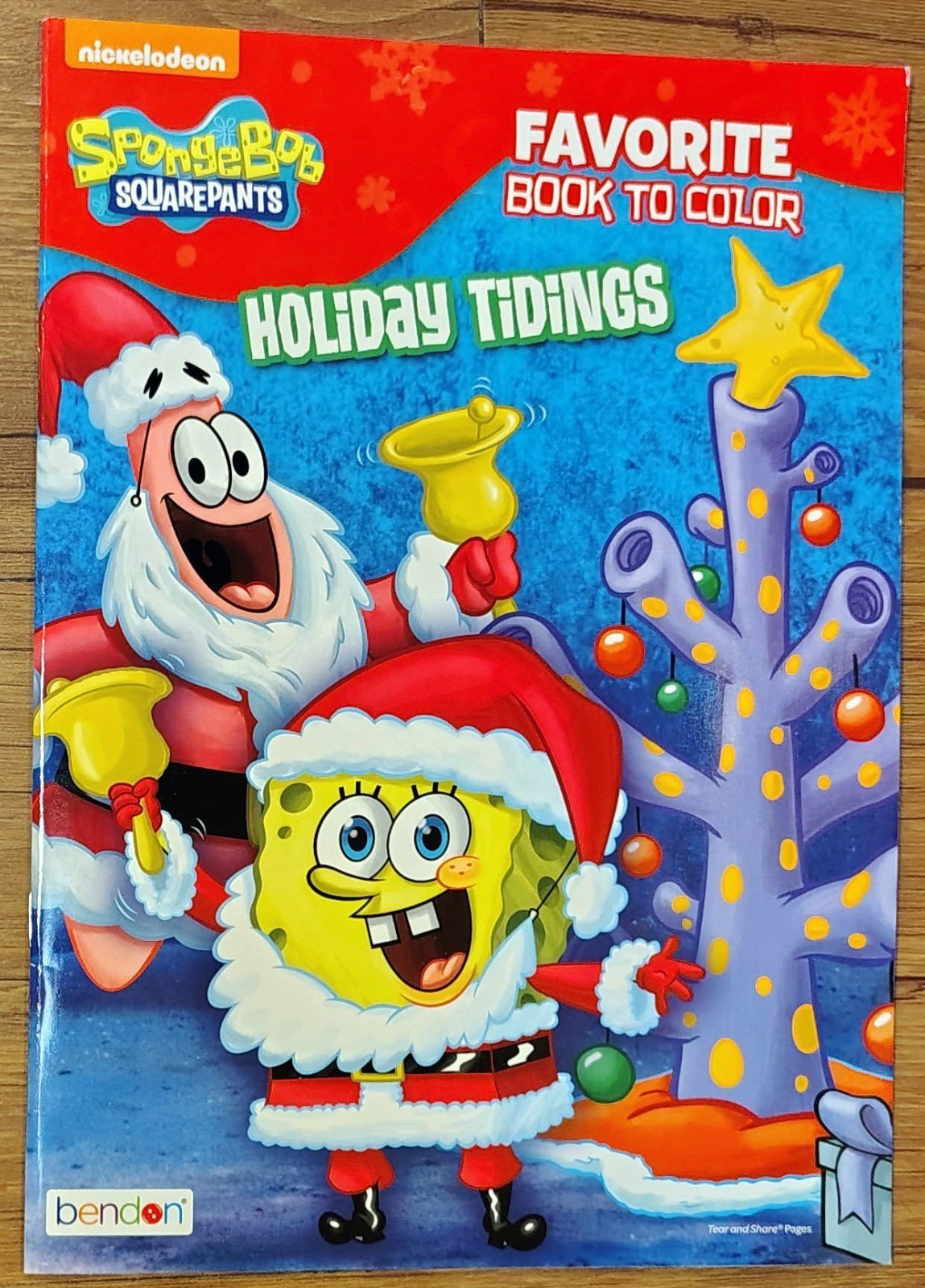 SpongeBob SquarePants “Holiday Tidings” Coloring & Activity Christmas Book 2016