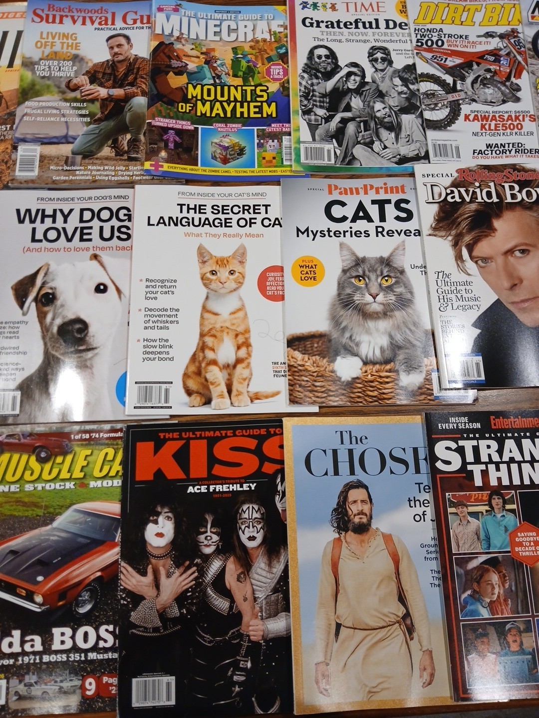 ASSORTED MAGAZINE LOT OF 25 2026