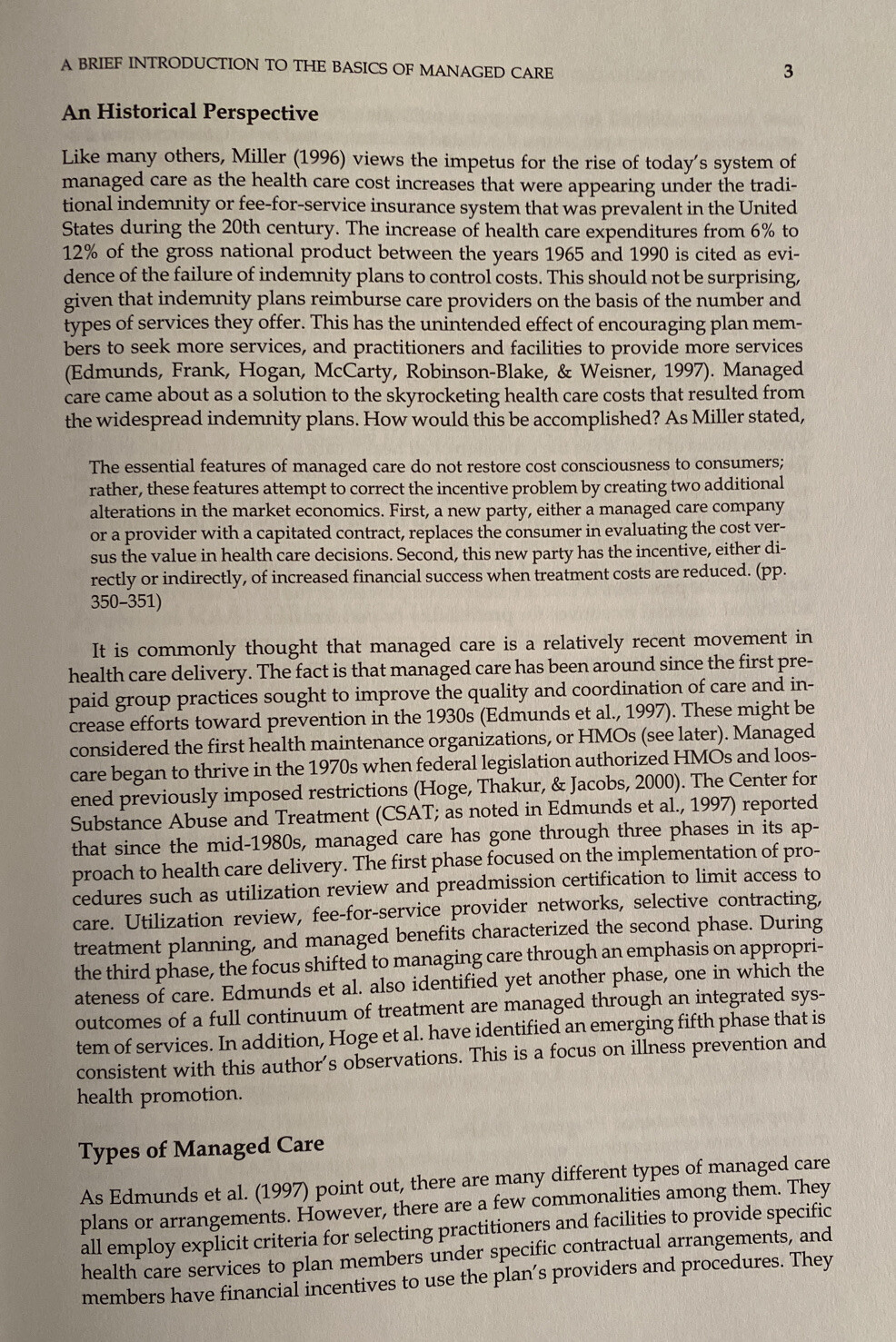 Psychological Testing in the Age of Managed Behavioral Health Care (2001) MINT!!