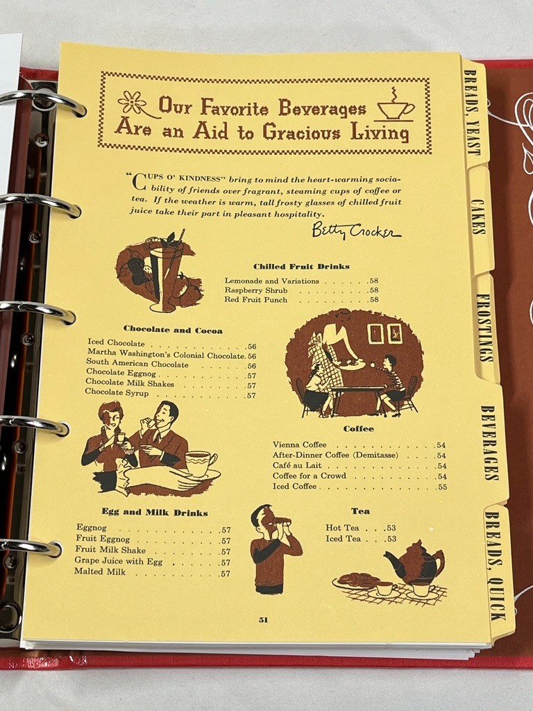 BETTY CROCKER’S Picture Cook Book 1998 Facsimile Ring Binder Cookbook HC Retro