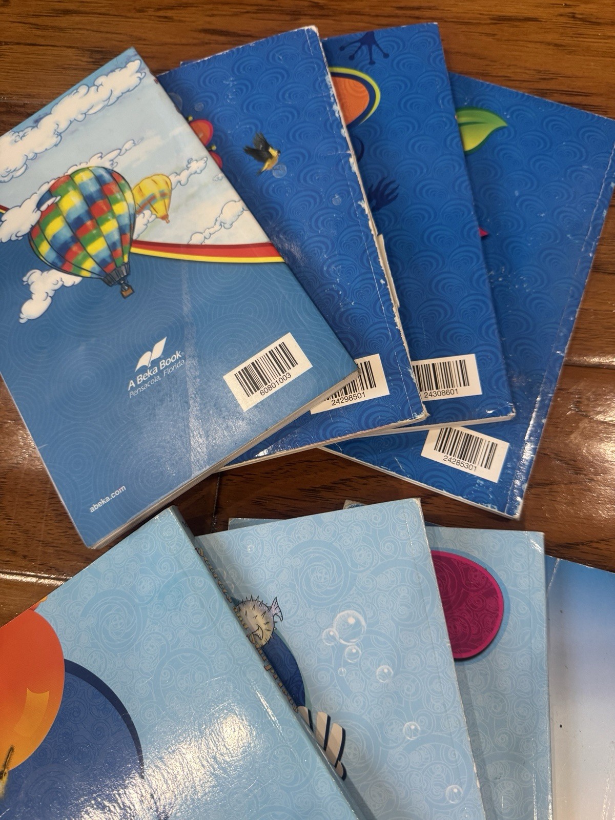 Lot of 9 A Beka Book Reading Program Level 1 (5) Level 2 (4) 1st & 2nd Grade