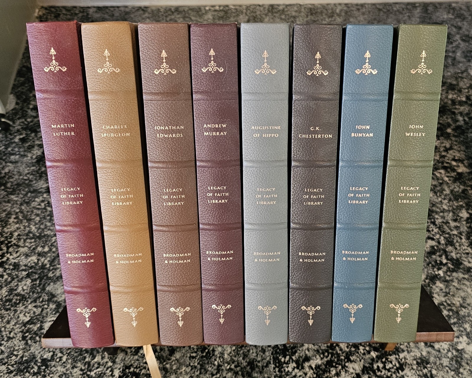 Legacy of Faith Library 8-Volume Set | Broadman & Holman | With Wood Display