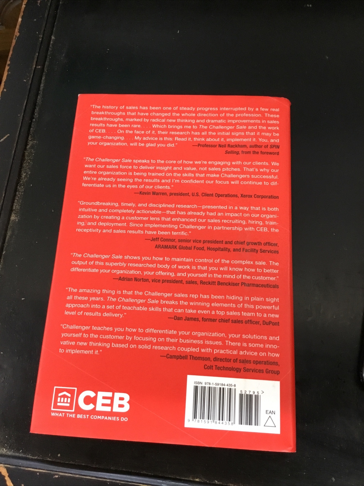 The Challenger Sale :Taking Control of the Customer Conversation by Brent Adams