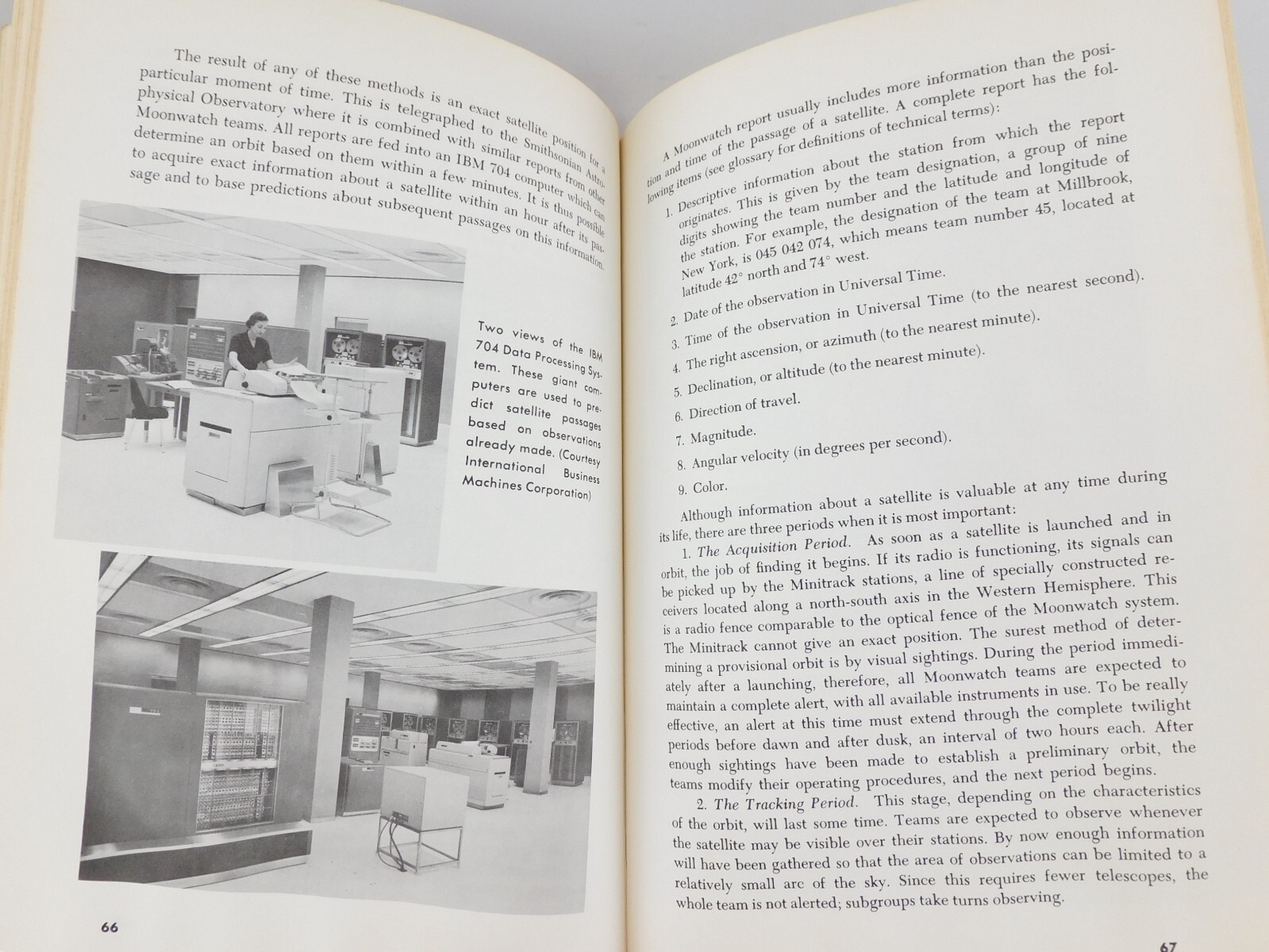 1958 Satellite Observing by N E Howard Handbook Illustrated HC 136 Pages