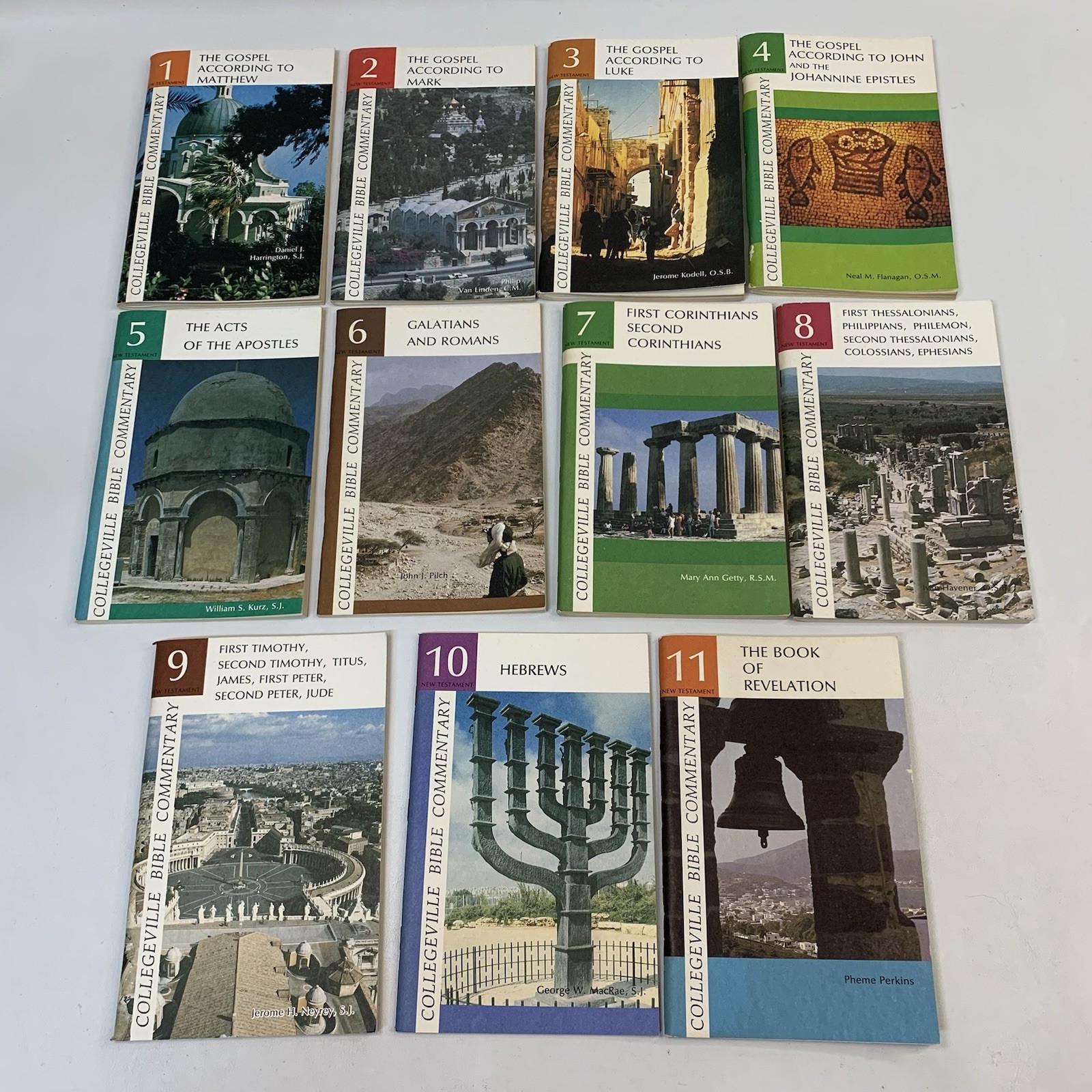 Collegeville Bible Comm. 1983 New/ Old Testament 36 Books+ New American Bible 86