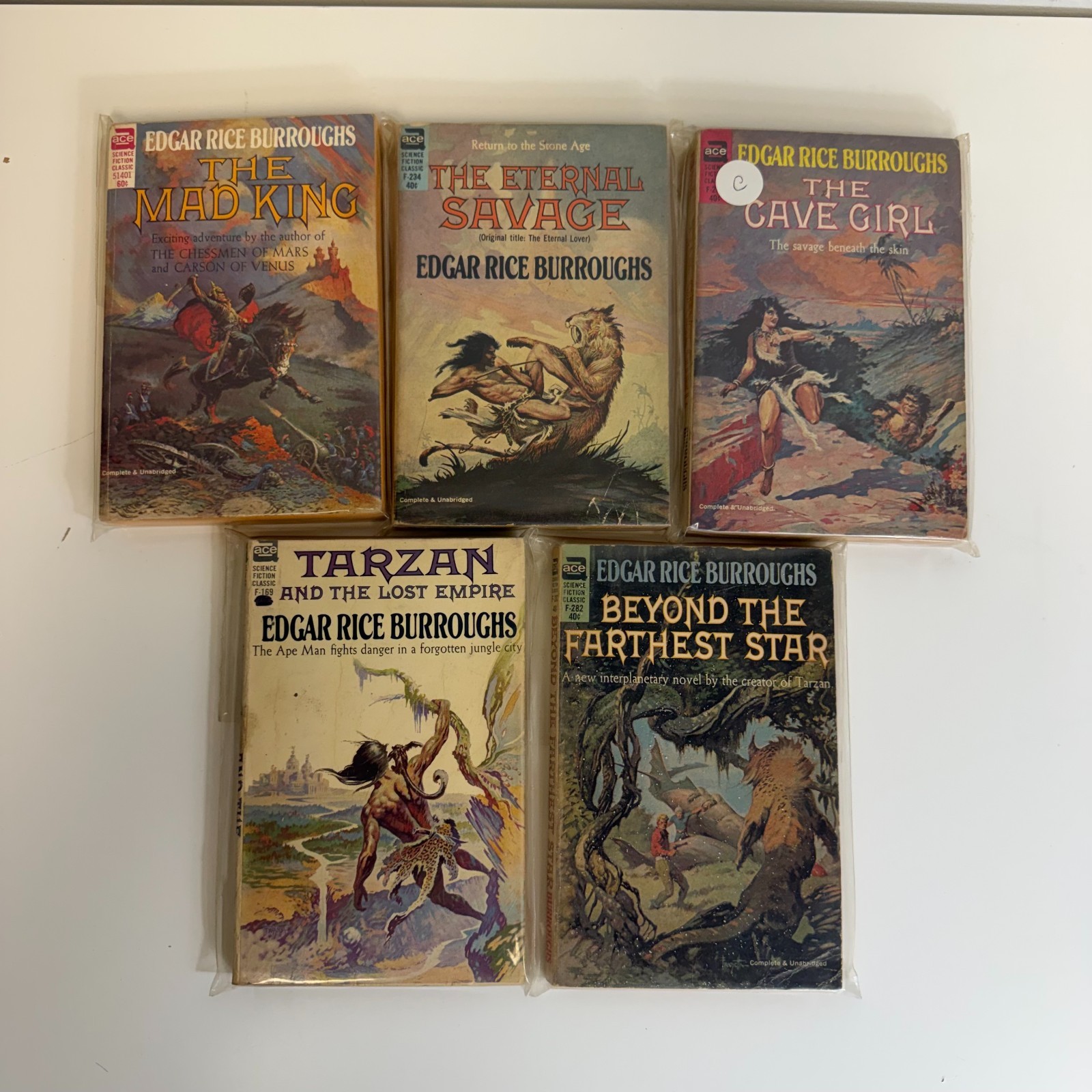 Edgar Rice Burroughs Lot Of 36 Vintage Paperback Books