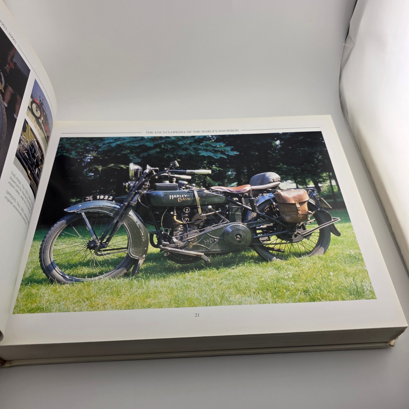 The Encyclopedia of the Harley-Davidson Hardcover Peter Henshaw Ian Kerr 2001