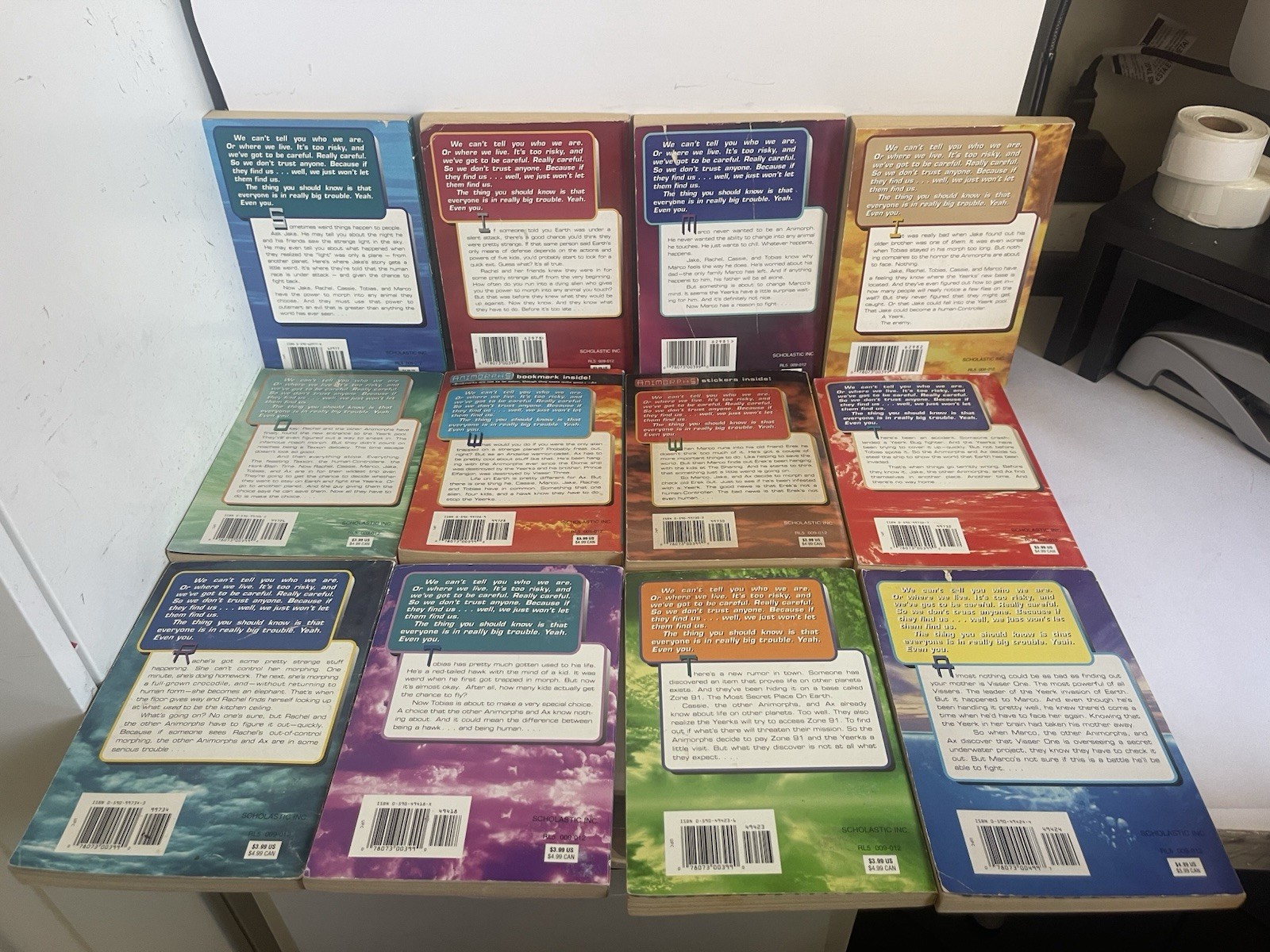 Animorphs Paperback 38 Book Lot -K. A. Applegate First Printing Paperback 90’s