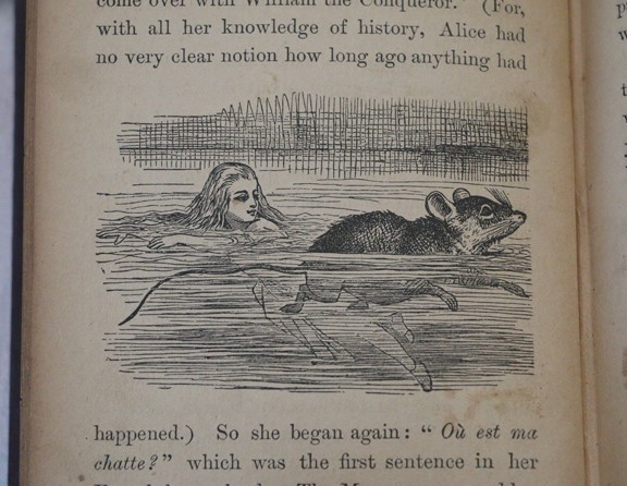 Scarce Antique Alice’s Adventures in Wonderland, Illust John Tenniel, c 1890