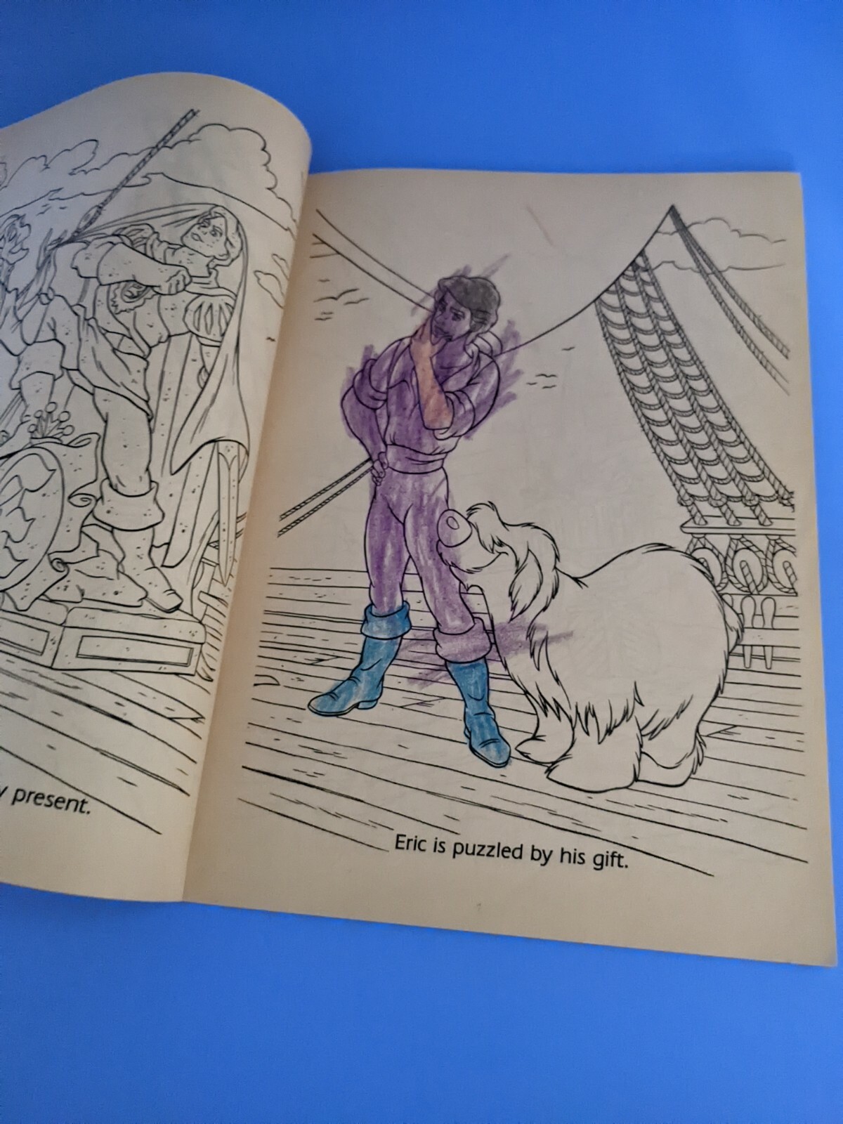 Disneys The Little Mermaid: A Big Coloring Book 1989 Paperback 1138-23