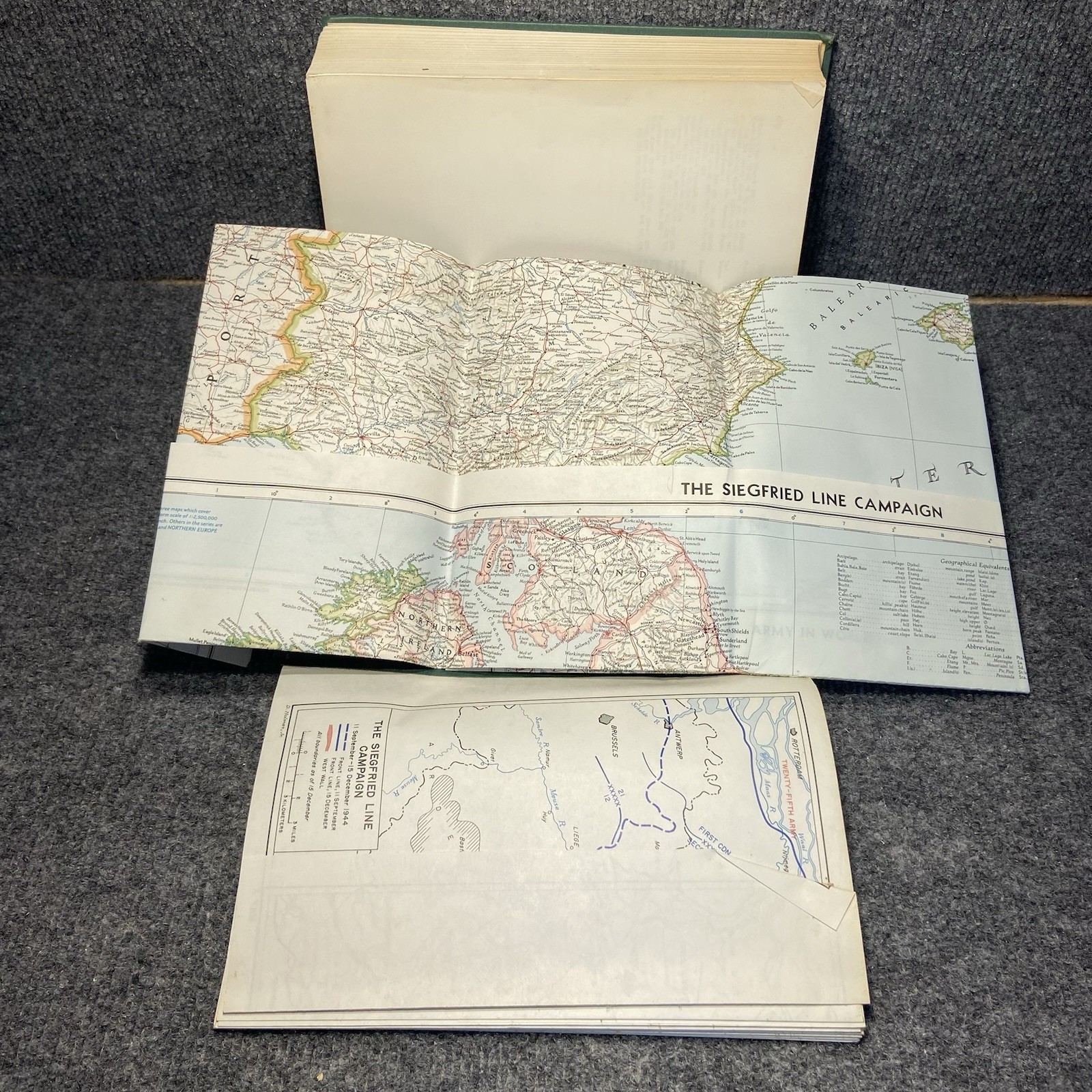 US Army in WWII War European Theatre Of Operations The Siegfried Line Campaign