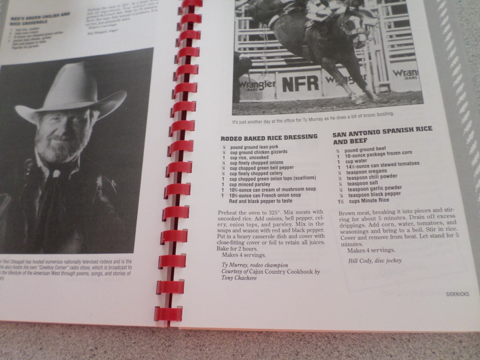 Spiral Cookbook 1995 The ALL AMERICAN COWBOY COOKBOOK 300+ Recipes 254 Pages
