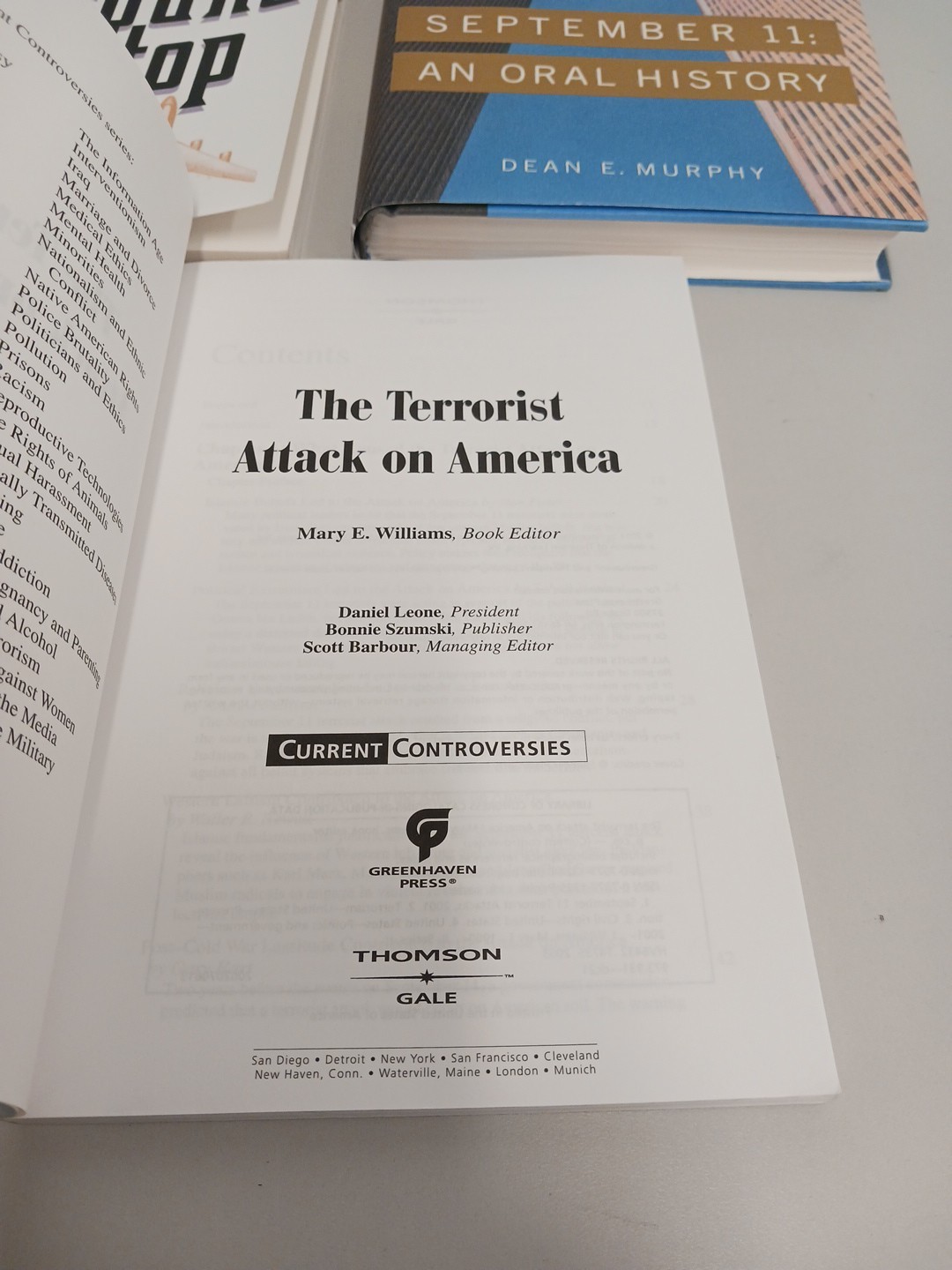 Lot Of 3 September 11th Books An Oral History Ground Stop Terrorist Attack On