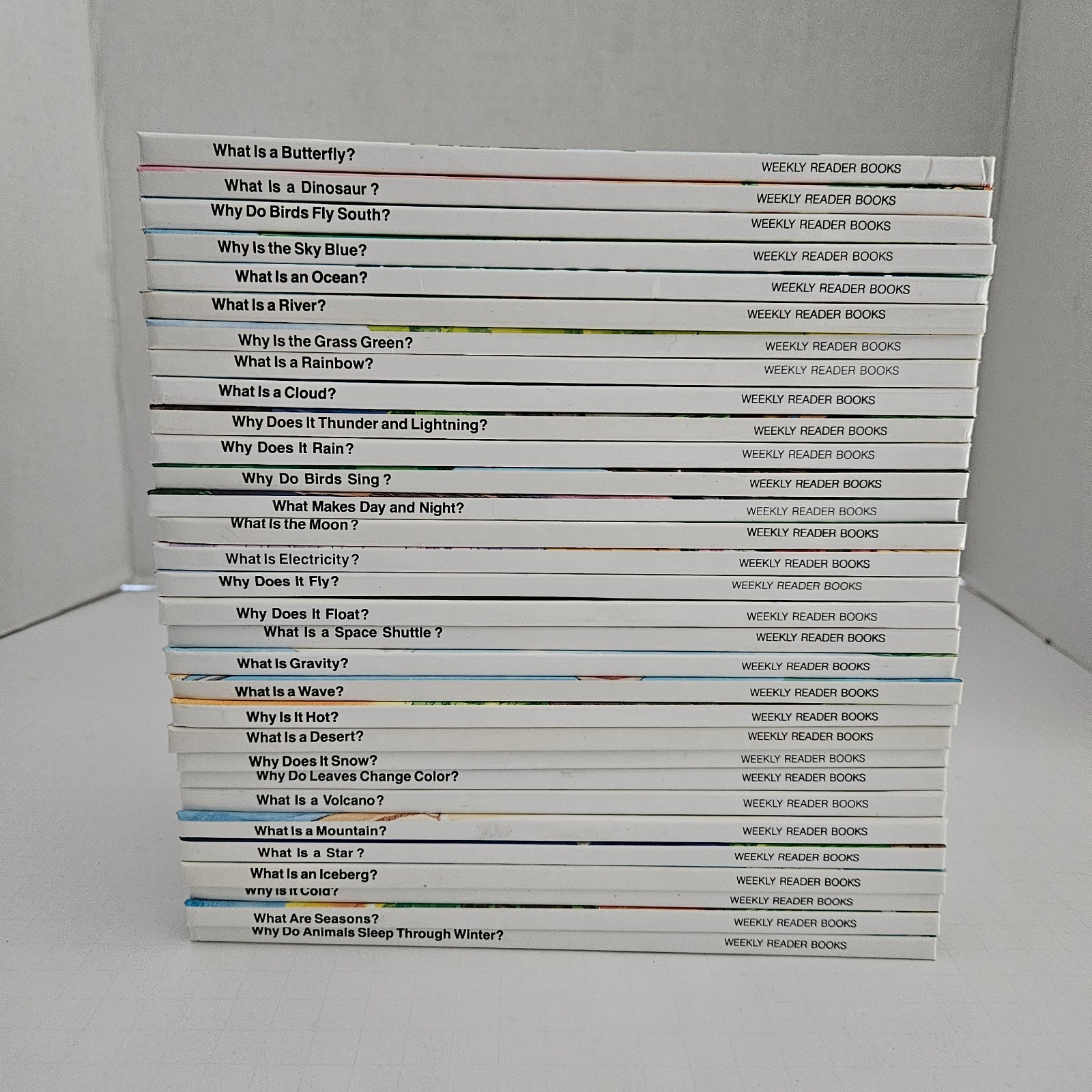 Weekly Reader Just Ask Books Lot of 31 What, Why Hardcovers Vtg 1980s