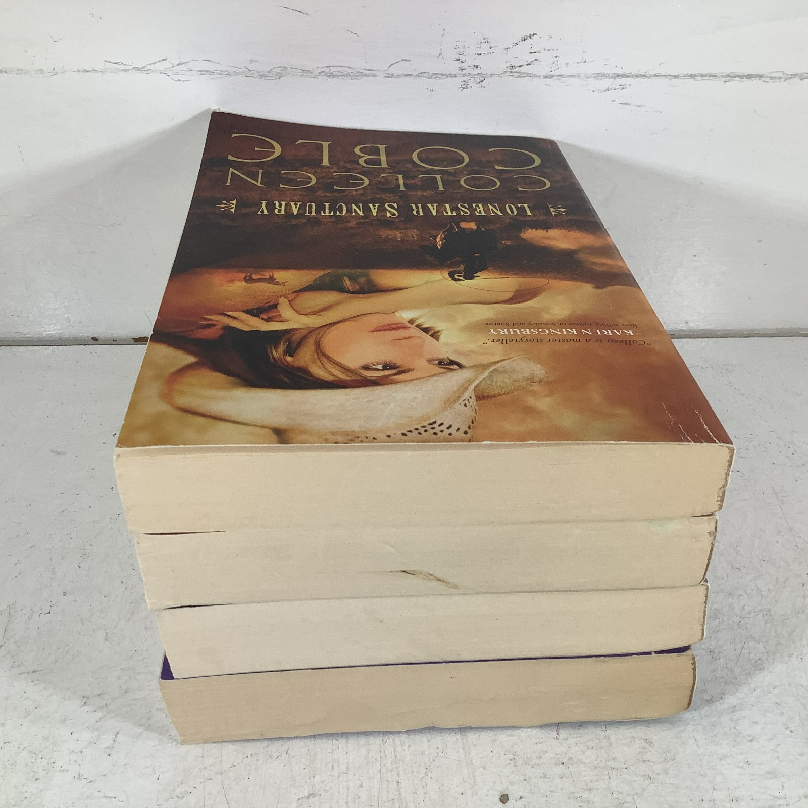 Colleen Coble Lonestar Series 1-4 Lot of 4 Trade PBs VG Christian Fiction