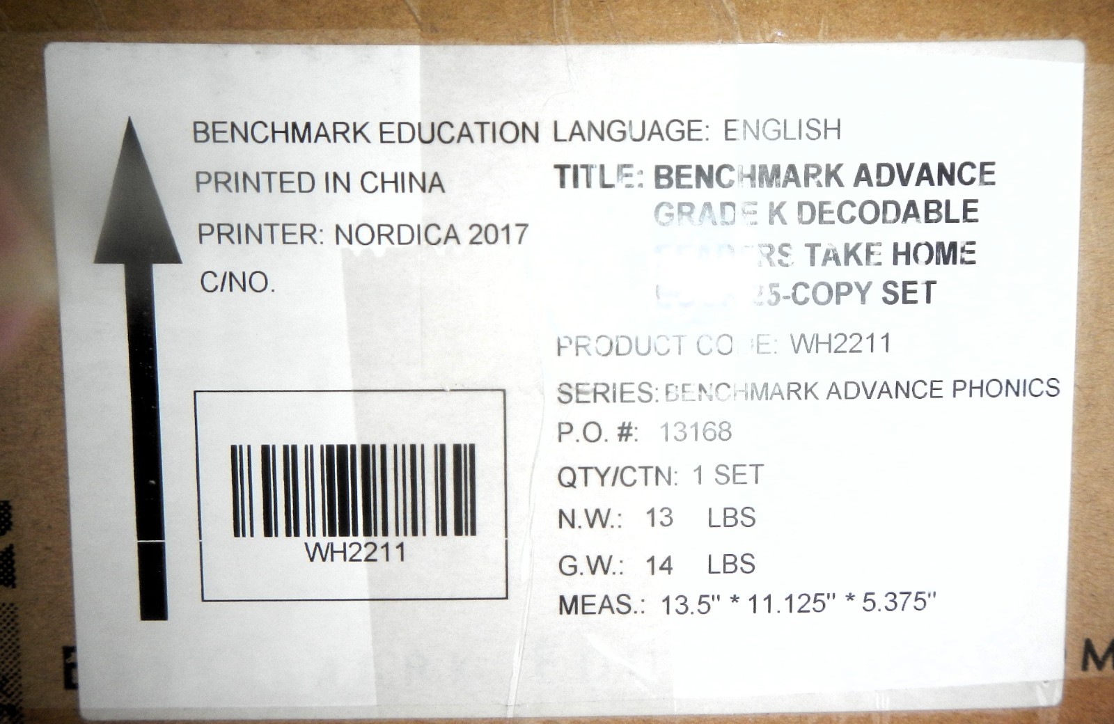 Benchmark Decodables Readers Grade K Take Home Book 25 Copy Complete Set