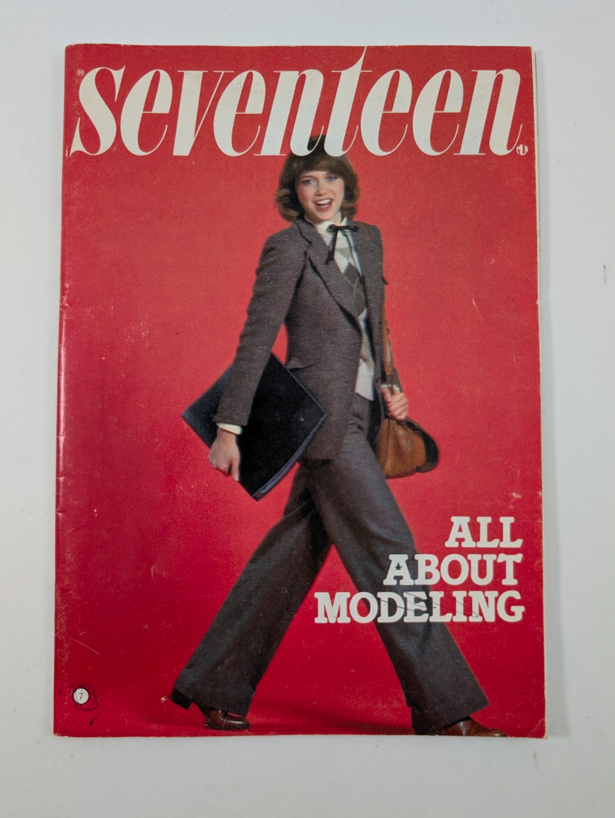 Vtg 1978 Seventeen Magazine Mini Booklet Insert All About Modeling 7.25″ x 5.25″
