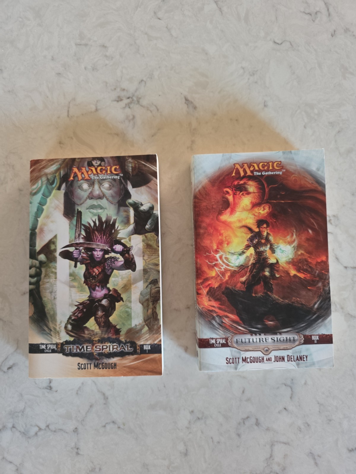 Rare Magic: The Gathering Books Time Spiral Cycle Trilogy 1,3 OOP