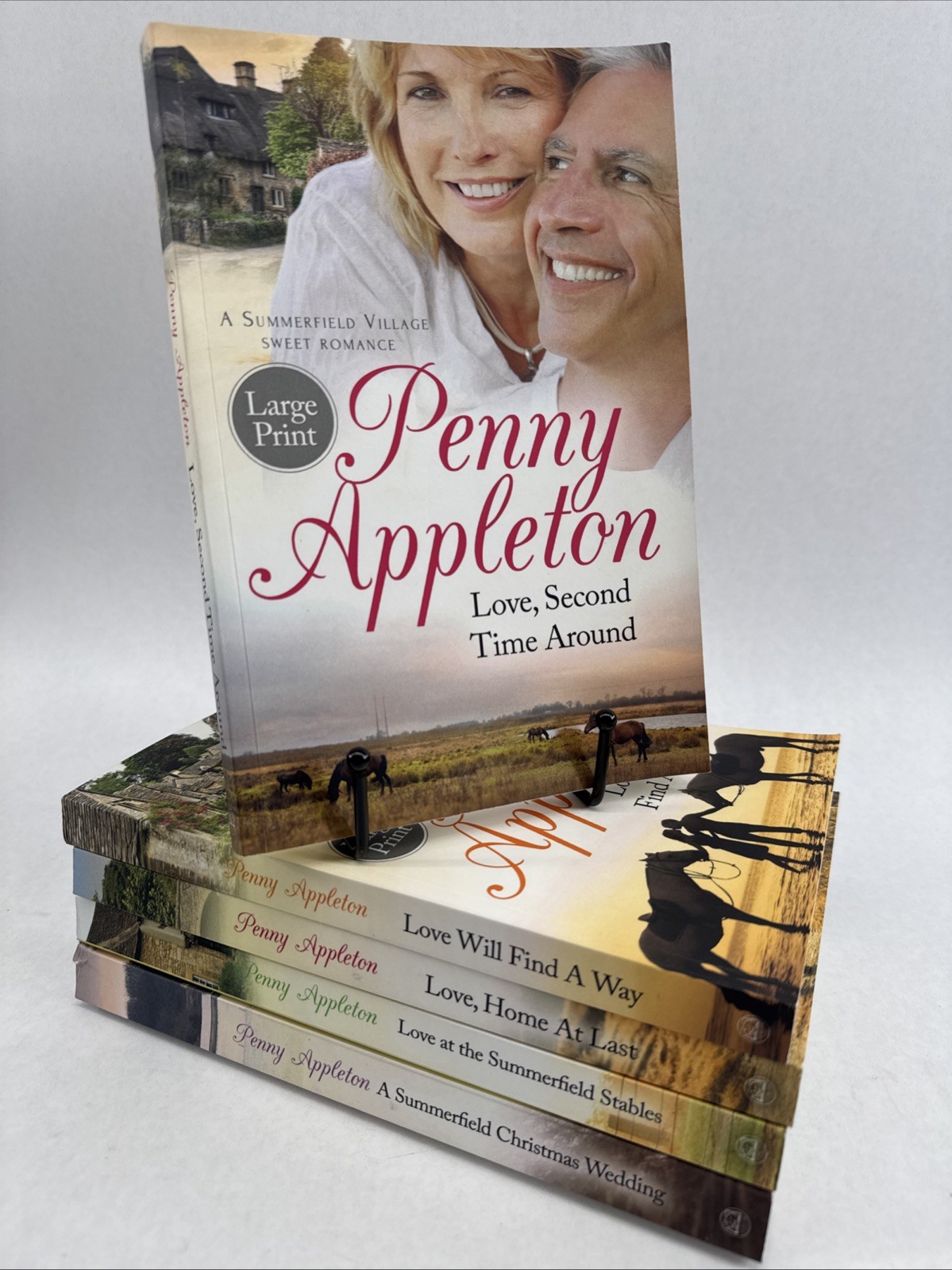 Penny Appleton Job lot collection of 5 LARGE PRINT adult fiction books