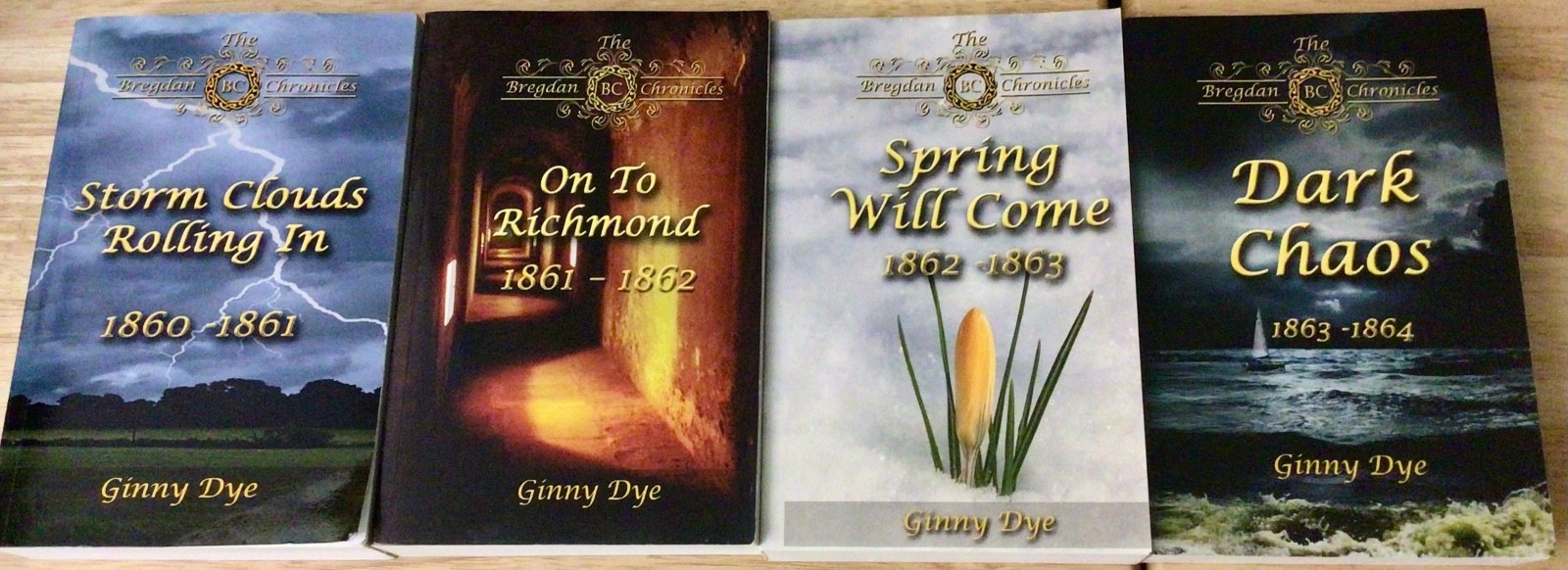 The Bregdan Chronicles, Book Set 1-4, Civil War Saga, Ginny Dye, Paperback