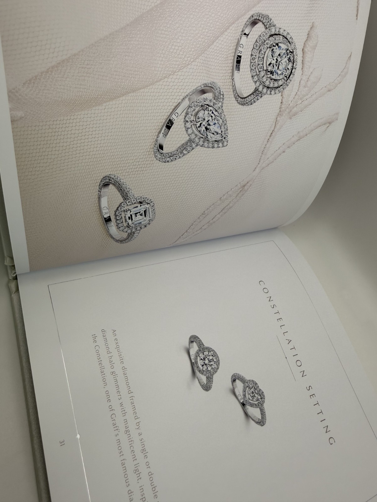 Graff Bridal Collection Diamond Jewelry Design Catalog Book