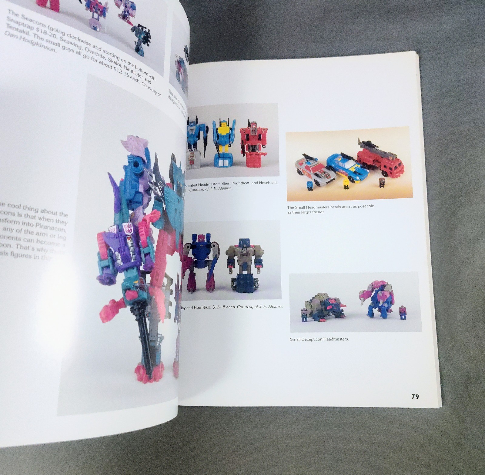 Vintage Transformers 1980s-1990s Unofficial Guide Reference Book J.E. Alvarez