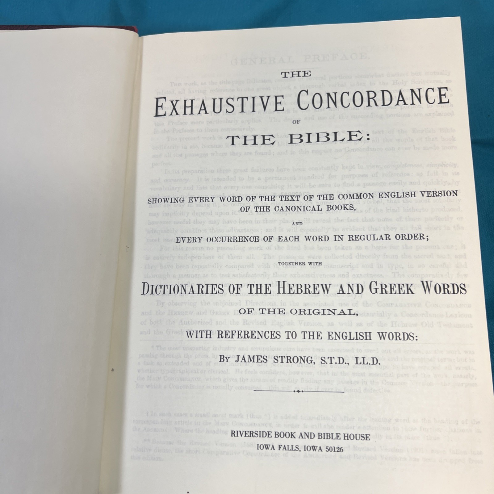 Strong’s Exhaustive Concordance of the Bible with Greek and Hebrew Dictionaries
