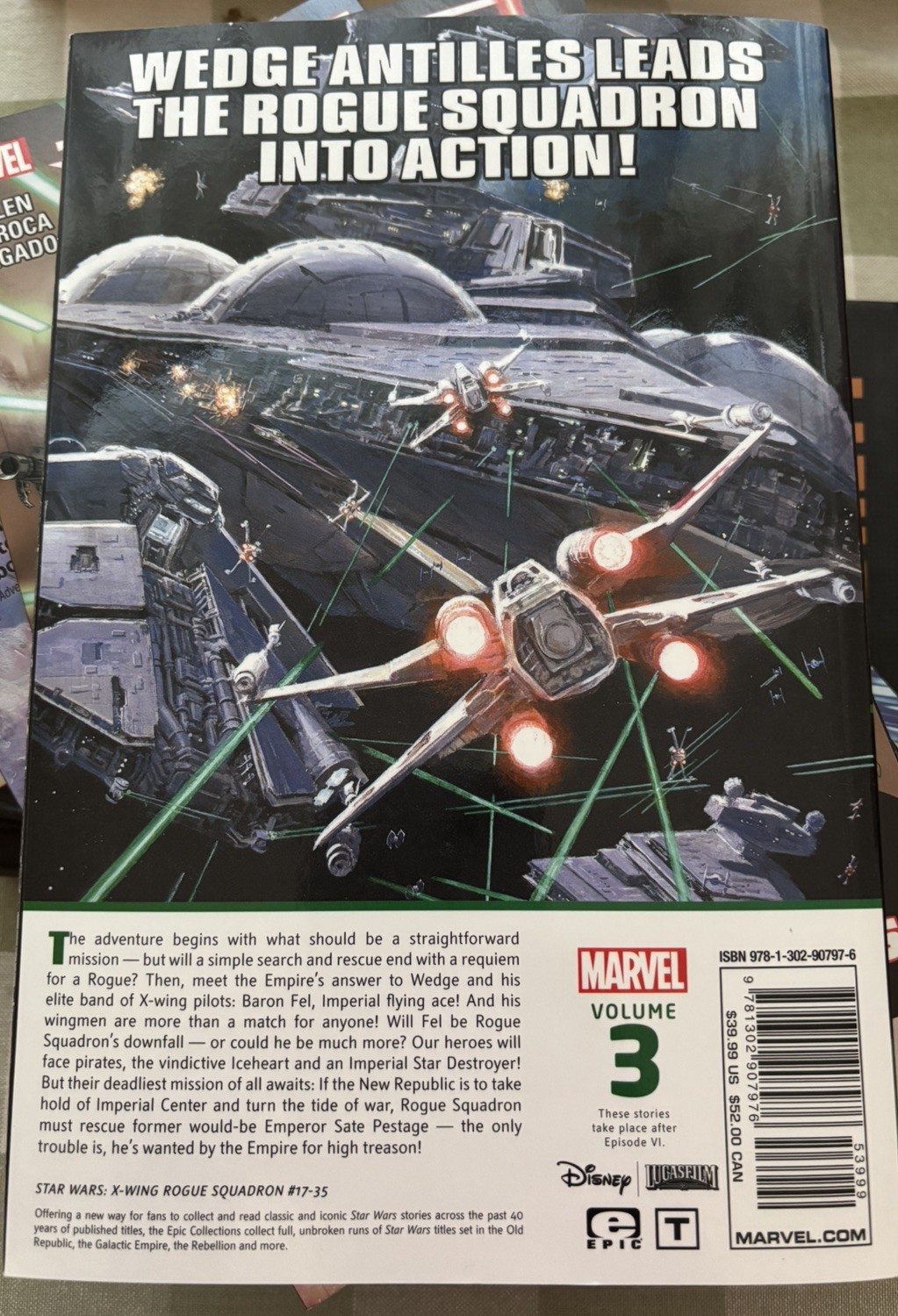 Marvel Star Wars Legends Epic Collection The New Republic Vol. 3 – 9781302907976