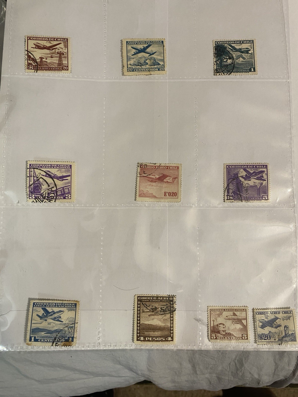 Coleccion De Stampillas De Varios Pauses Del Mundo Usadas