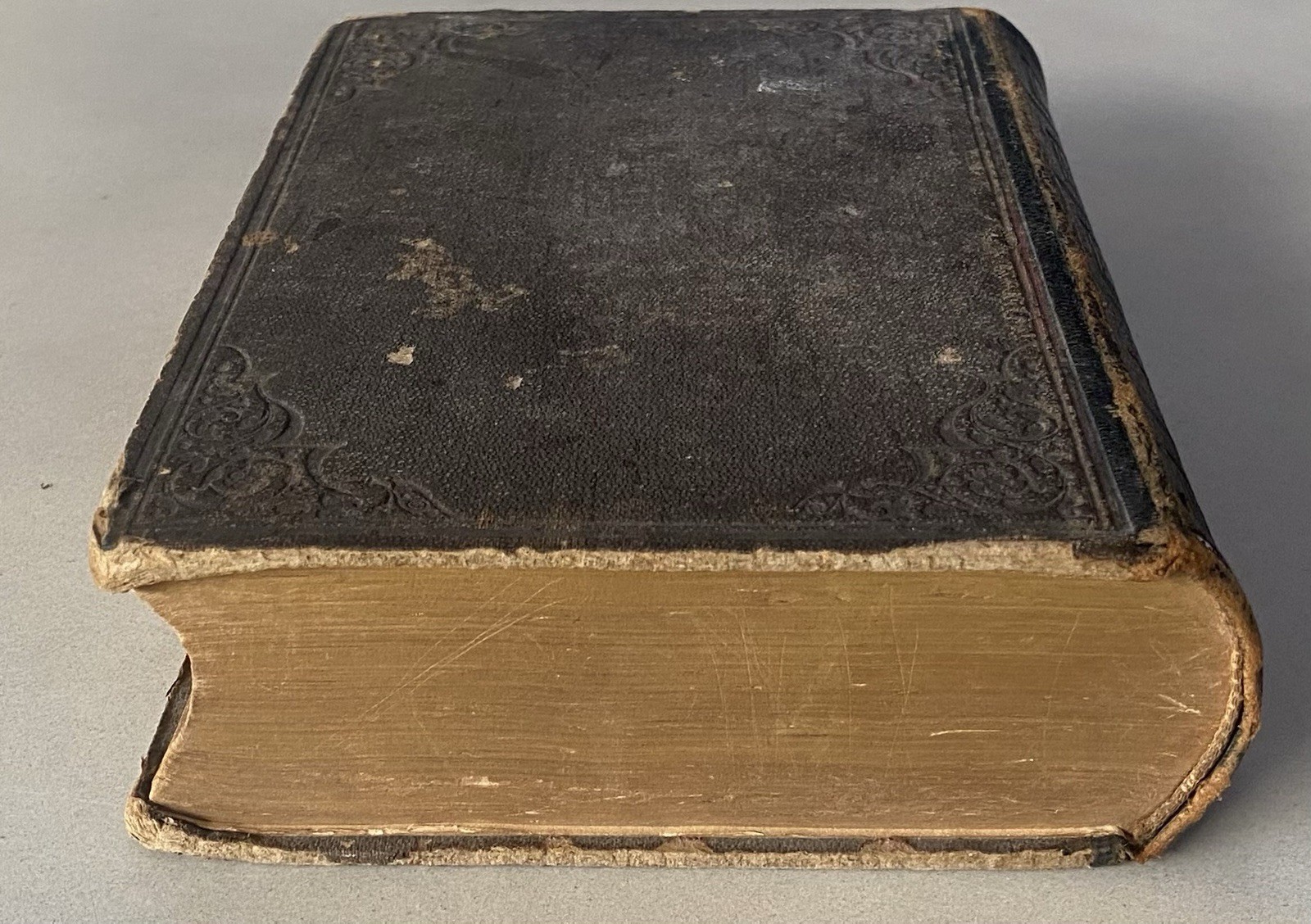Antique 1916 Dutch Text Bible Bijbel Statenvertaling Old & New Testaments Octavo
